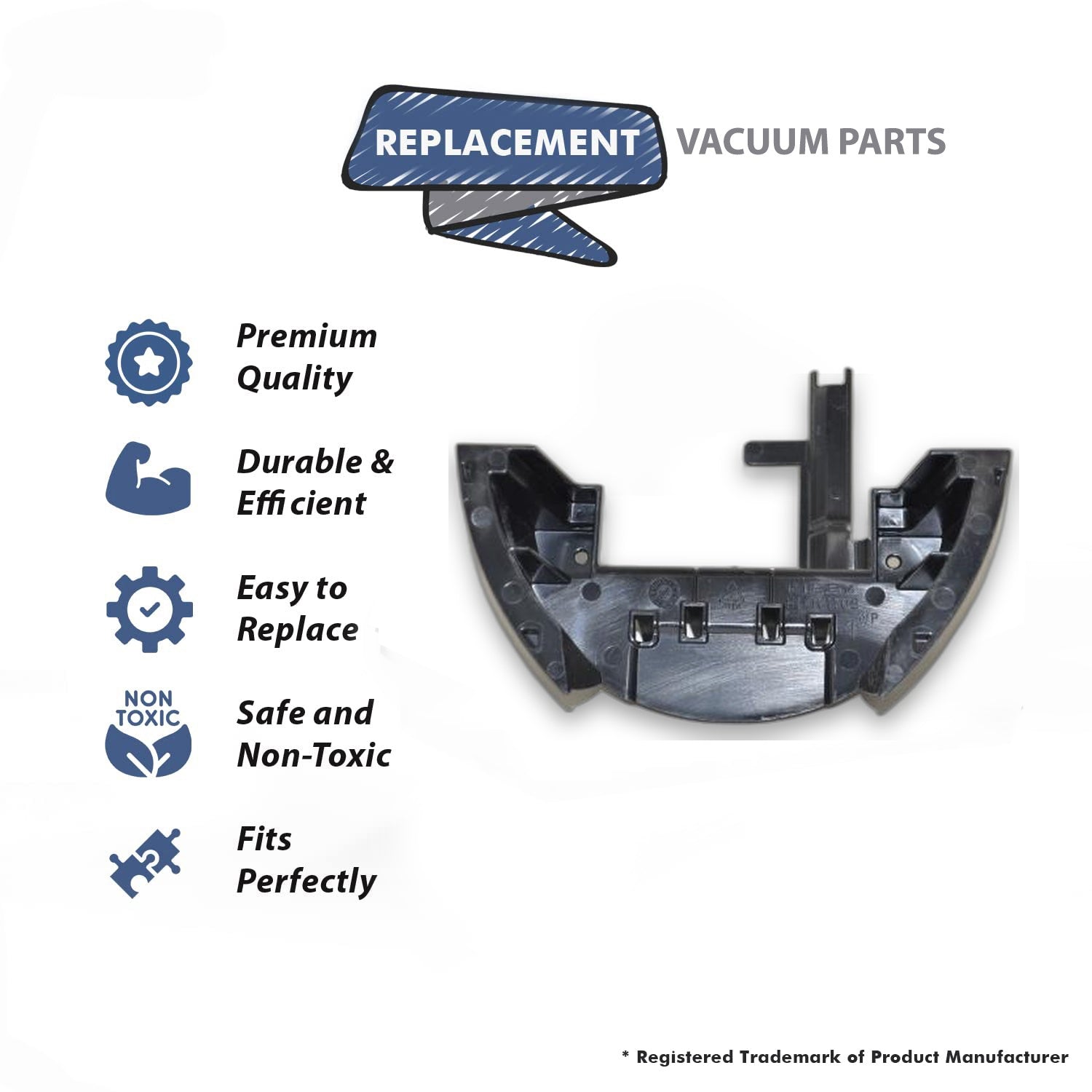 Topvacuumparts Replacement Part For Kirby Vacuum Cleaner Headlight Frame Bracket # compare to part 161714, 49-7658-03