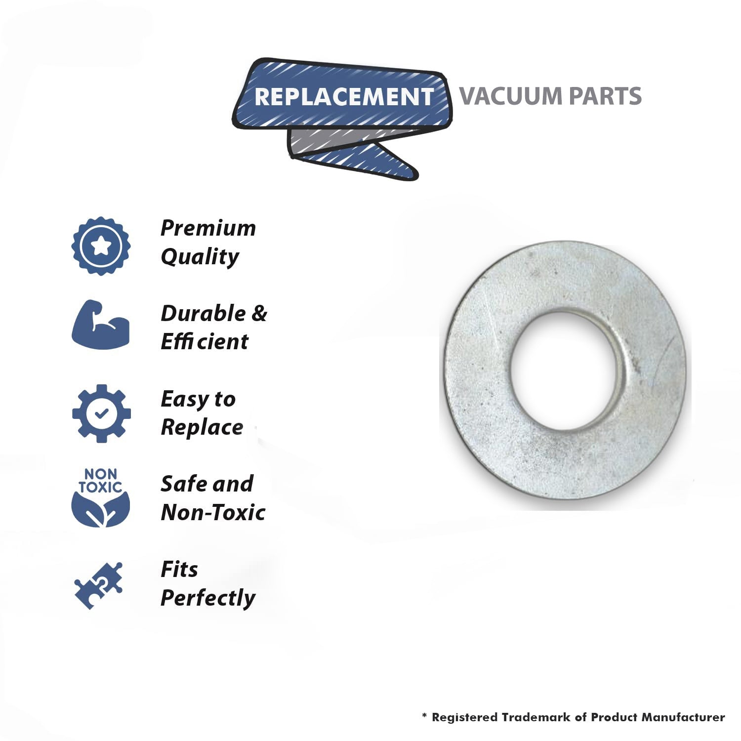 Topvacuumparts Replacement Part for Kirby Vacuum Cleaner Belt Lifter Bearing Ring Part # Compare to Part 145469S