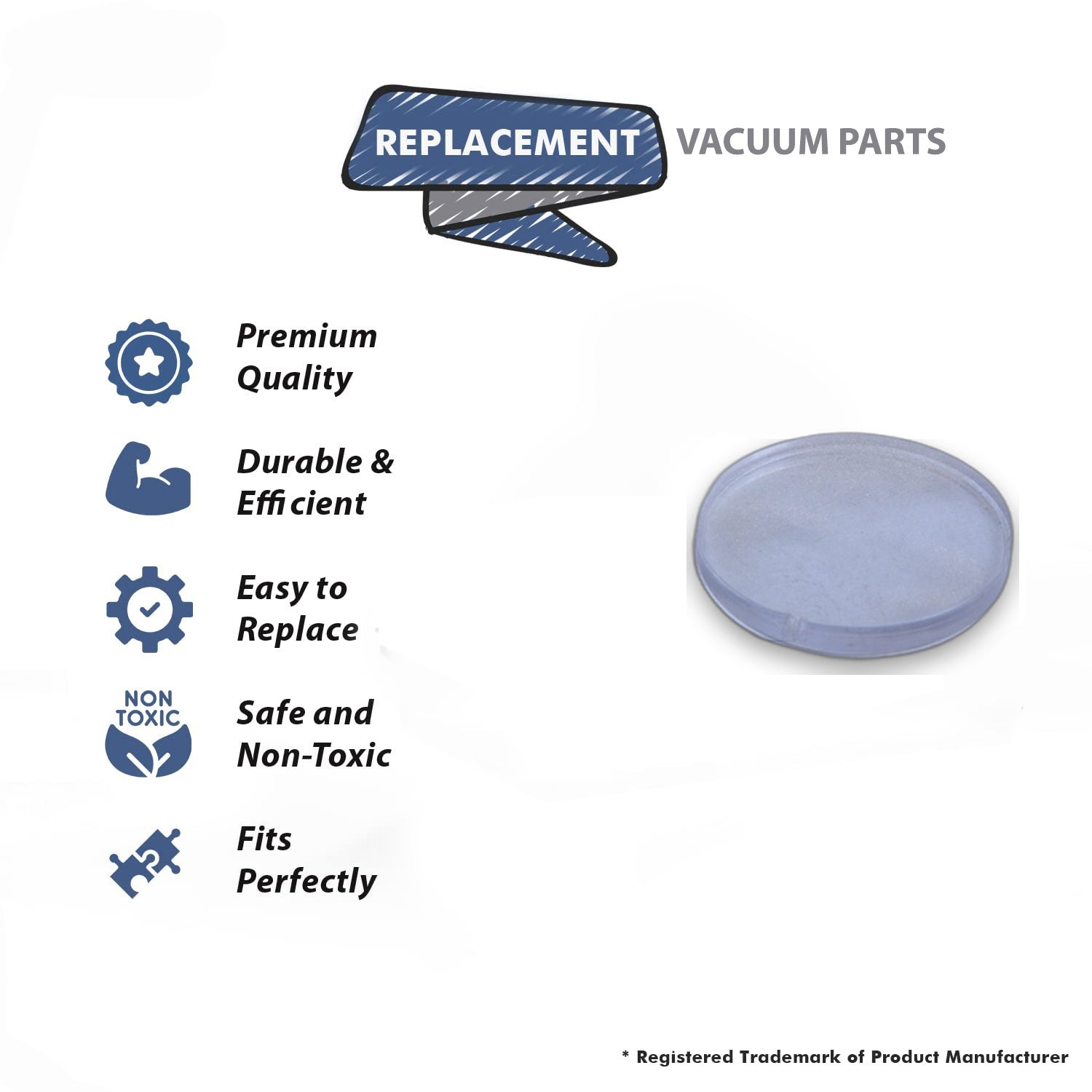 Topvacuumparts Replacement Part For Kirby 1CR Classic, 1CB Omega Vacuum Cleaner Lifter Lens