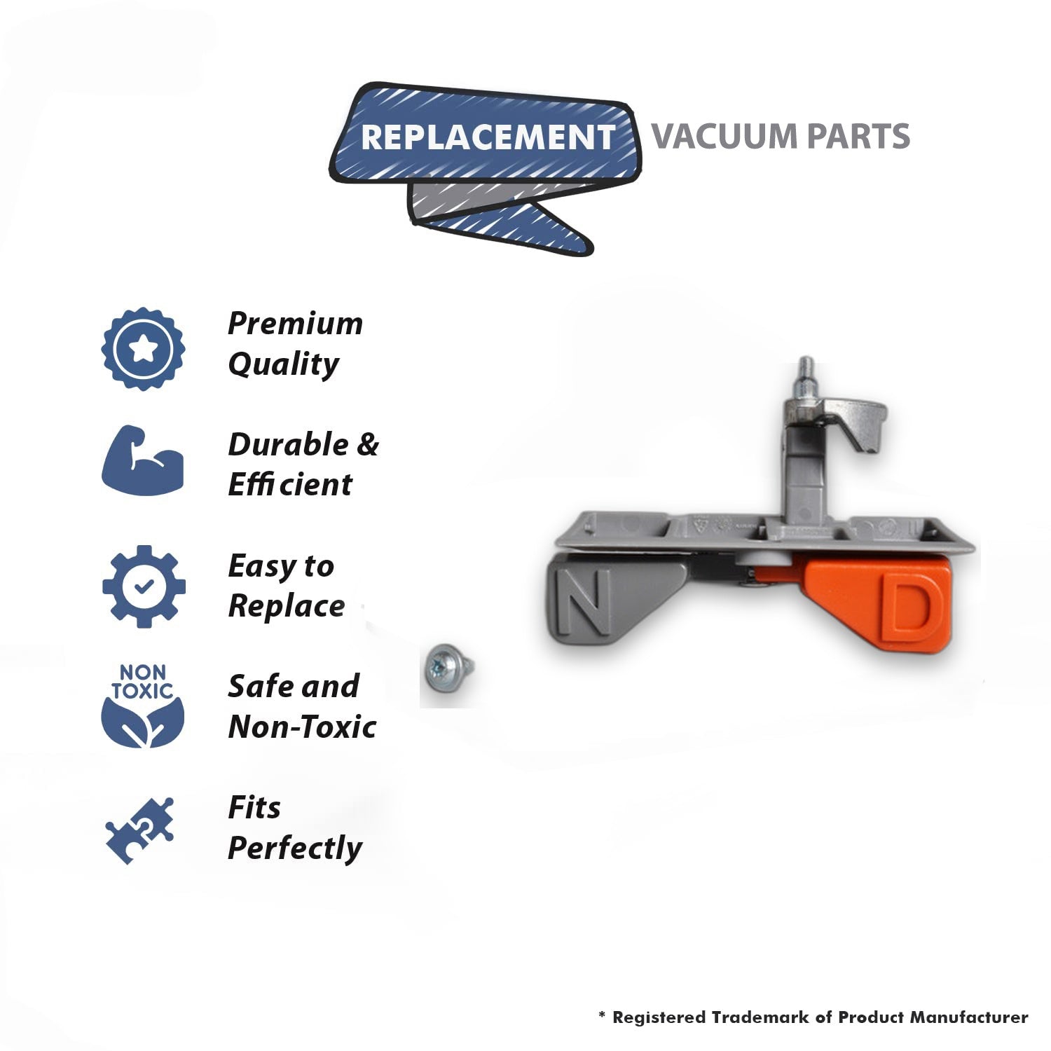 Topvacuumparts Replacement Part For Kirby Vacuum Cleaner Neutral Drive Pedal # compare to part 558406A