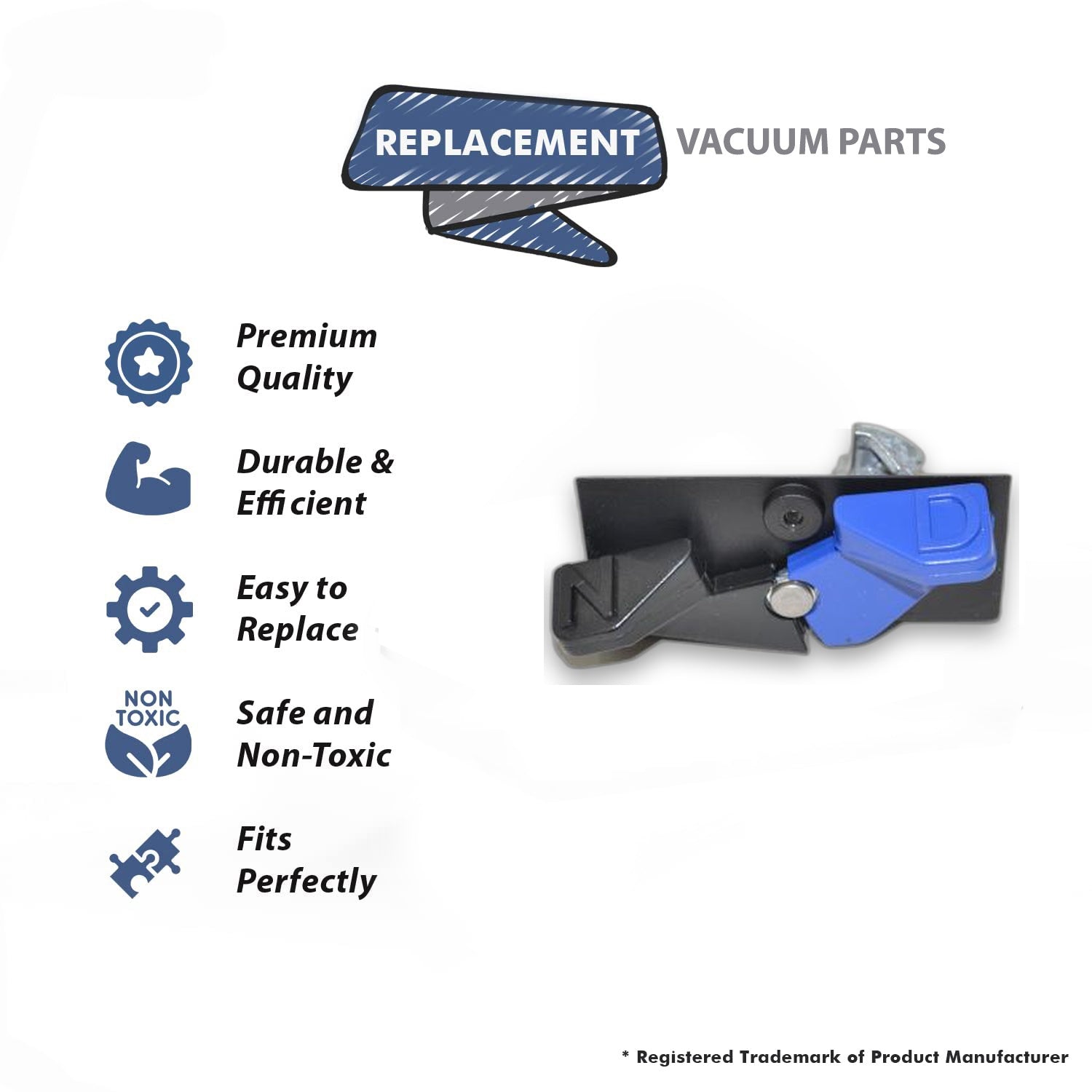 Topvacuumparts Replacement Part For Kirby AV2 Vacuum Cleaner Blue neutral Drive Pedal # compare to part 558417S