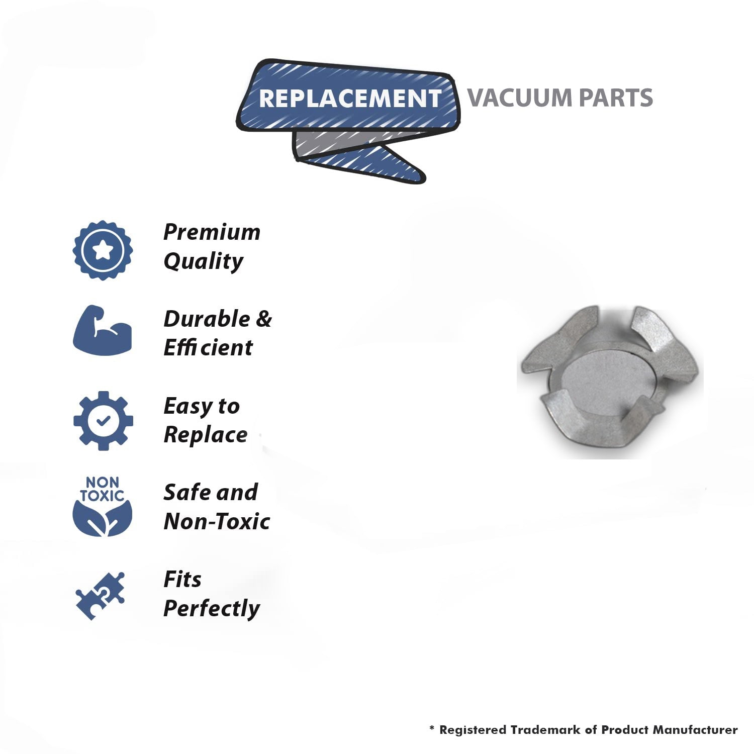 Topvacuumparts Replacement Part For Kirby Vacuum Cleaner Rear Bearing Finger Spring # compare to part 314990A