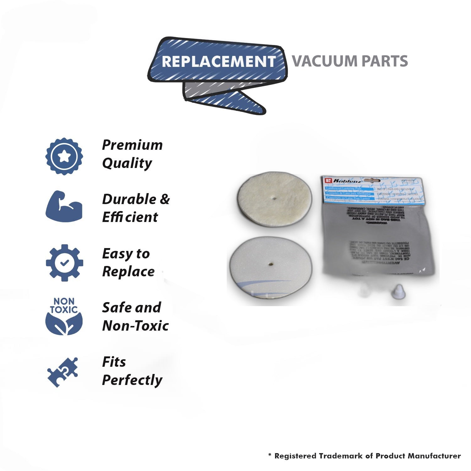 Topvacuumparts Replacement Part For Koblenz Vacuum Cleaner 6