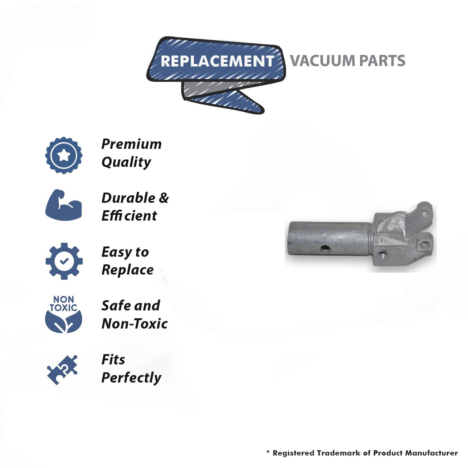Topvacuumparts Replacement Part For Koblenz U-180DC, U210, U230 Vacuum Cleaner Handle Yoke # compare to part 06-0567-5