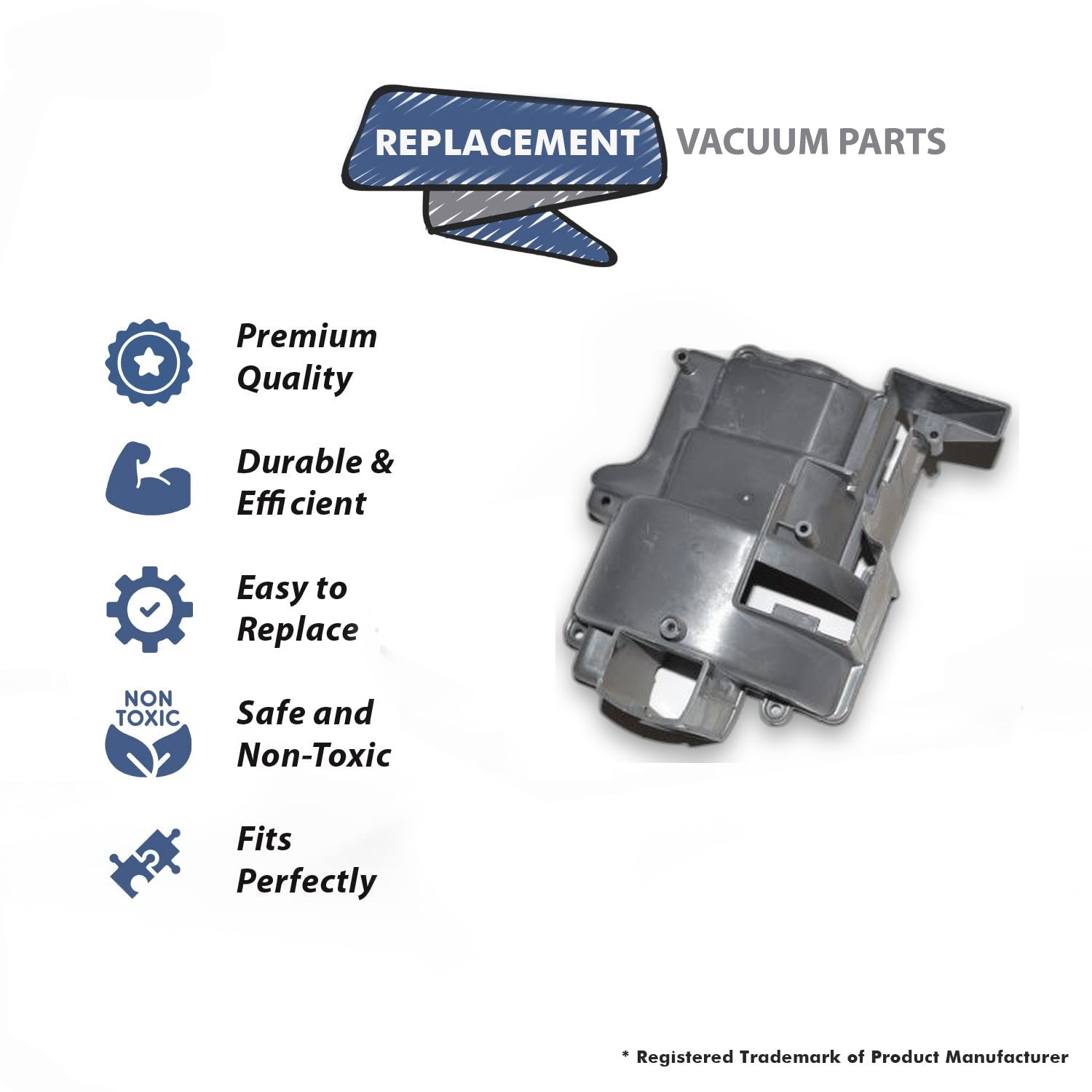 Topvacuumparts Replacement Part For Hoover F8100 Platinum Steam Vac Vacuum Cleaner Motor Cover # compare to part 517497001
