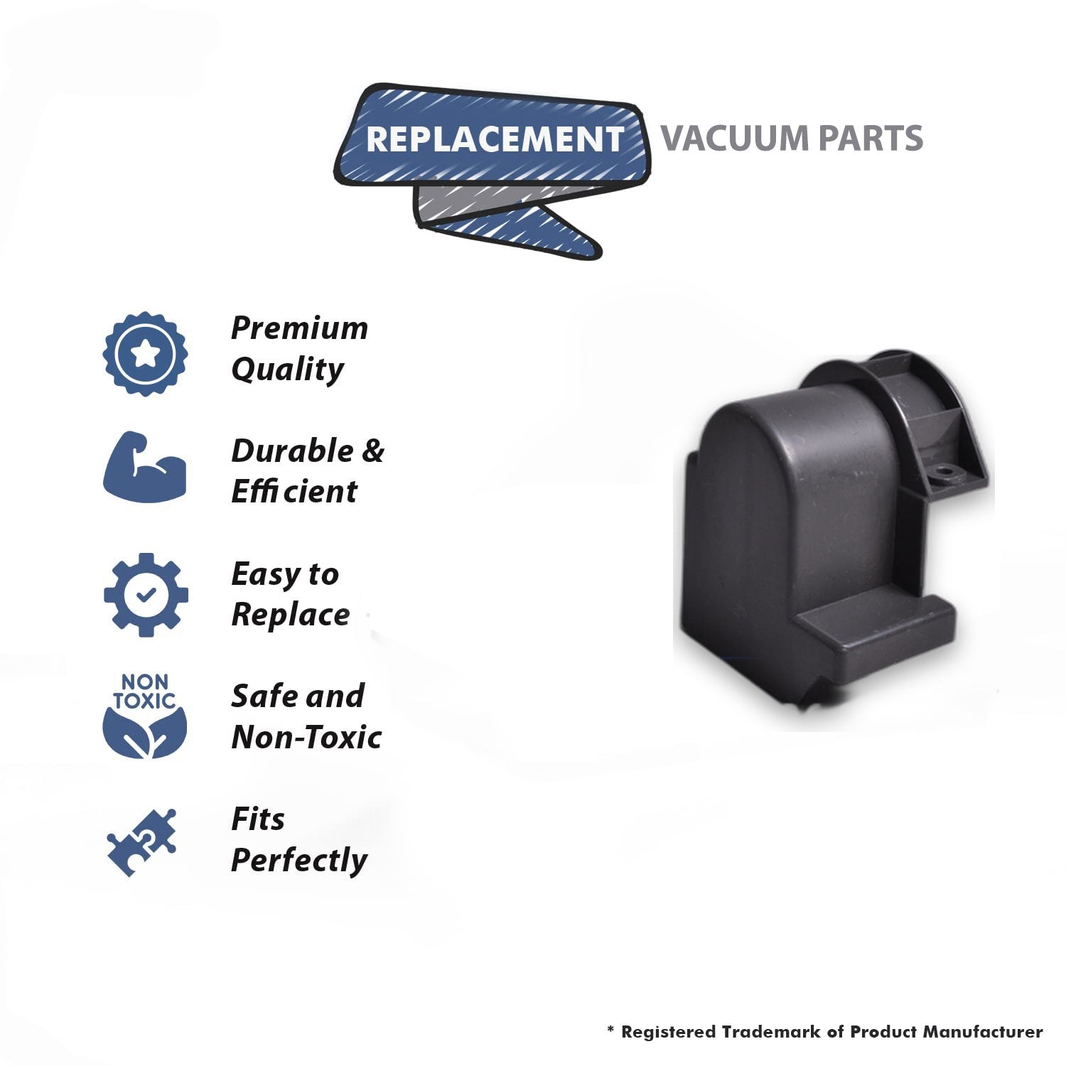 Topvacuumparts Replacement Part For Hoover Upright Vacuum Cleaner Rigth Trunnion Cover # compare to part 517531001