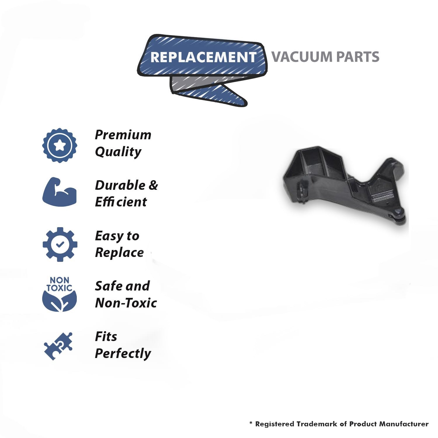 Topvacuumparts Replacement Part For Hoover UH30010 Upright Vacuum Cleaner Handle Stopper # compare to part 517935001