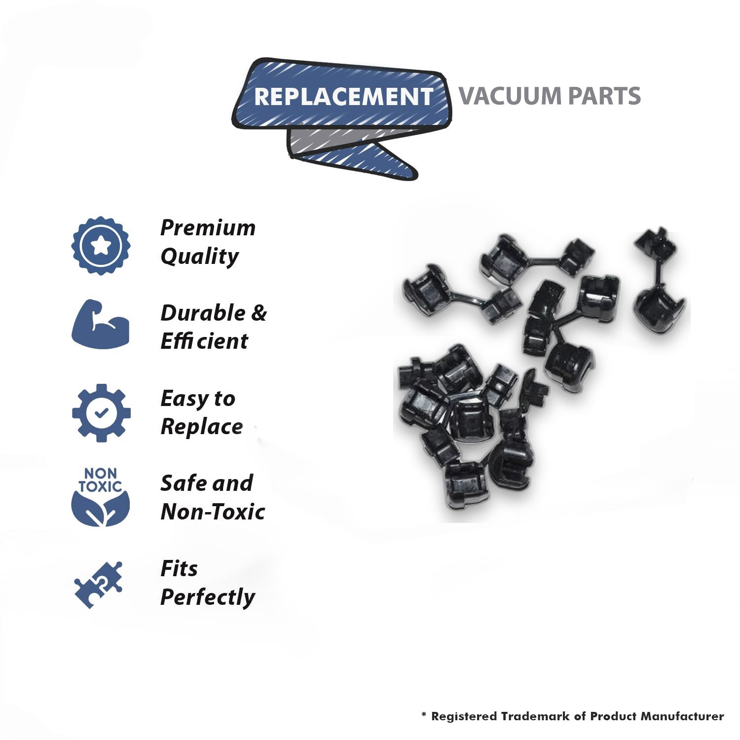 Topvacuumparts Replacement Part For Eureka Commercial Vacuum Cleaner 10pk Strain Relief # compare to part 53122