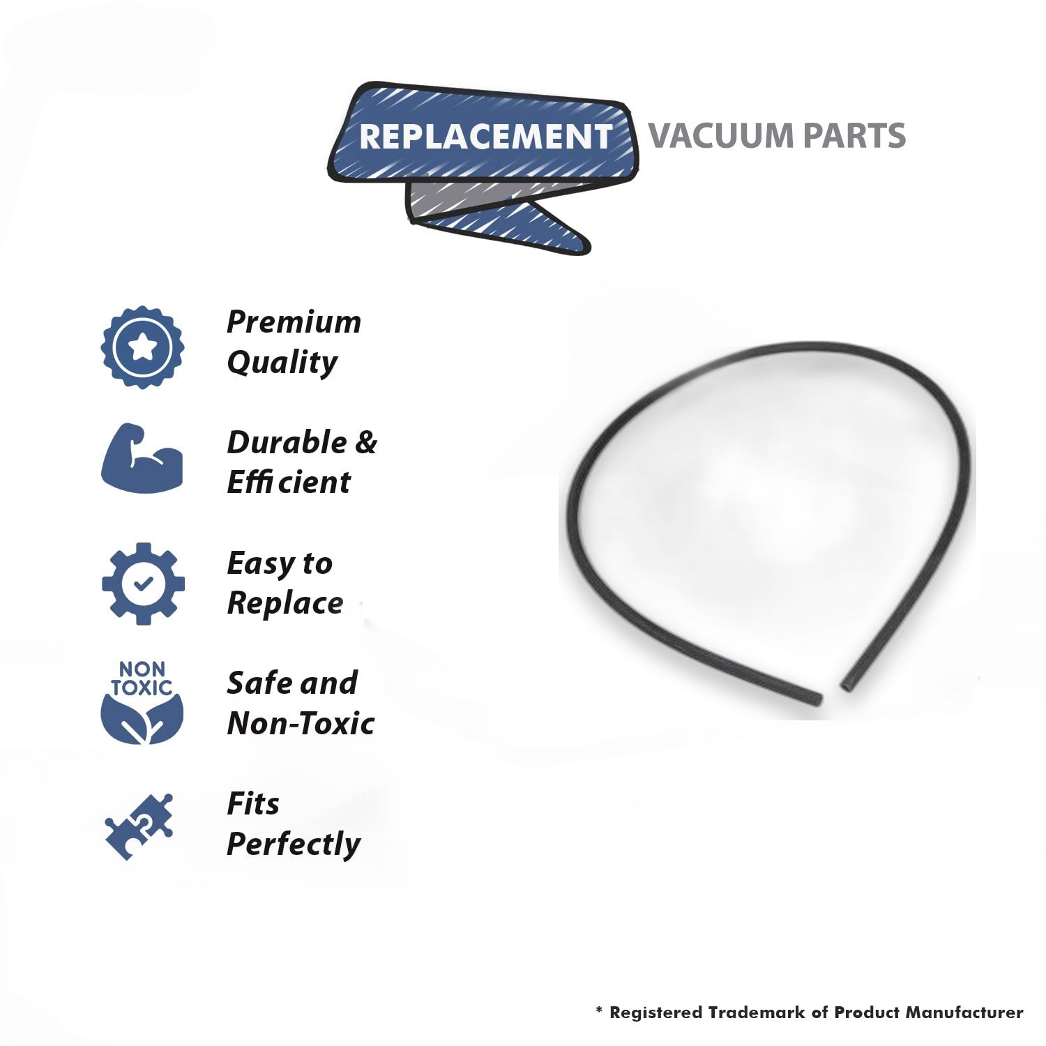 Topvacuumparts Replacement Part For Hoover Vacuum Cleaner 4.0Mm Tube Id # compare to part 562109001