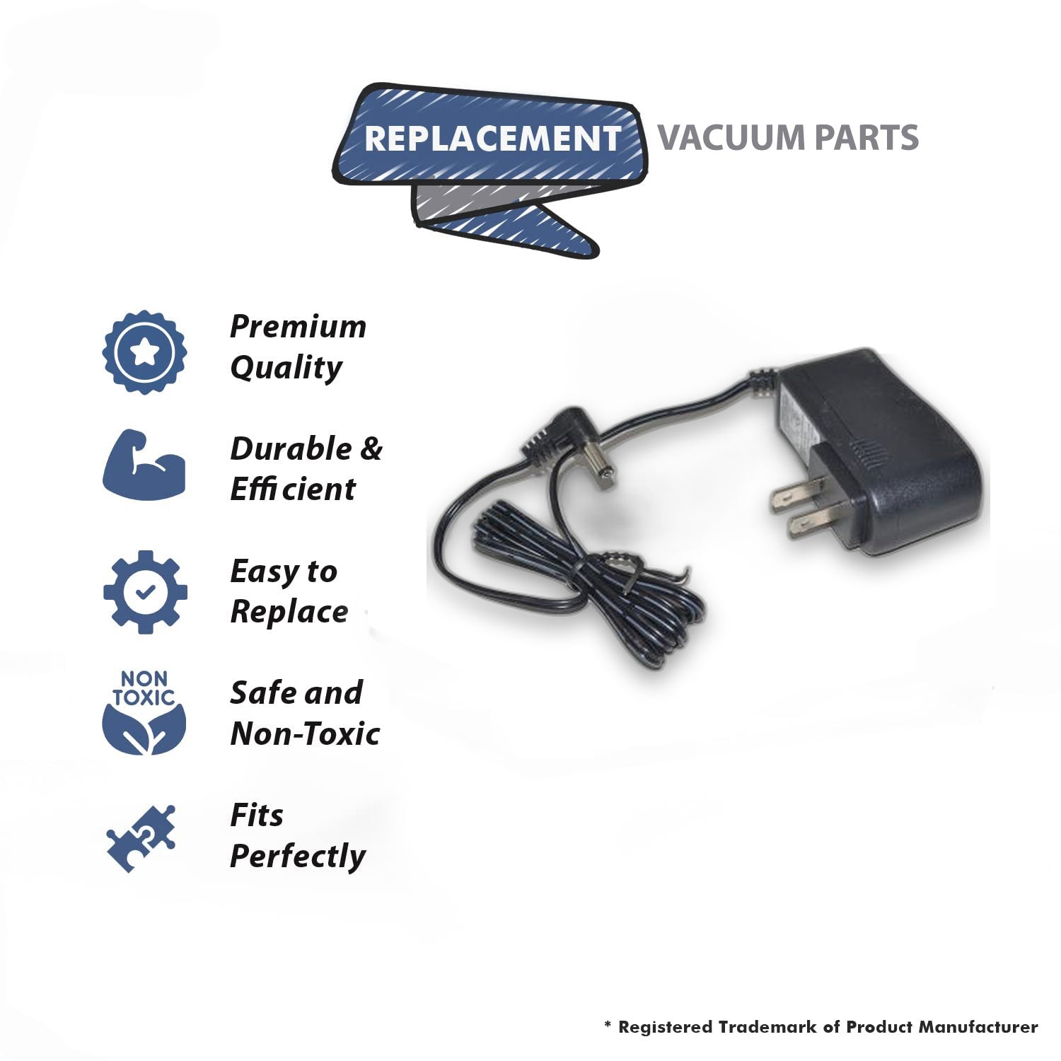 Topvacuumparts Replacement Part For Douglas Vacuum Cleaner Charger Readivac And Strom Hand (2-Pack) # compare to part RH1000-P002