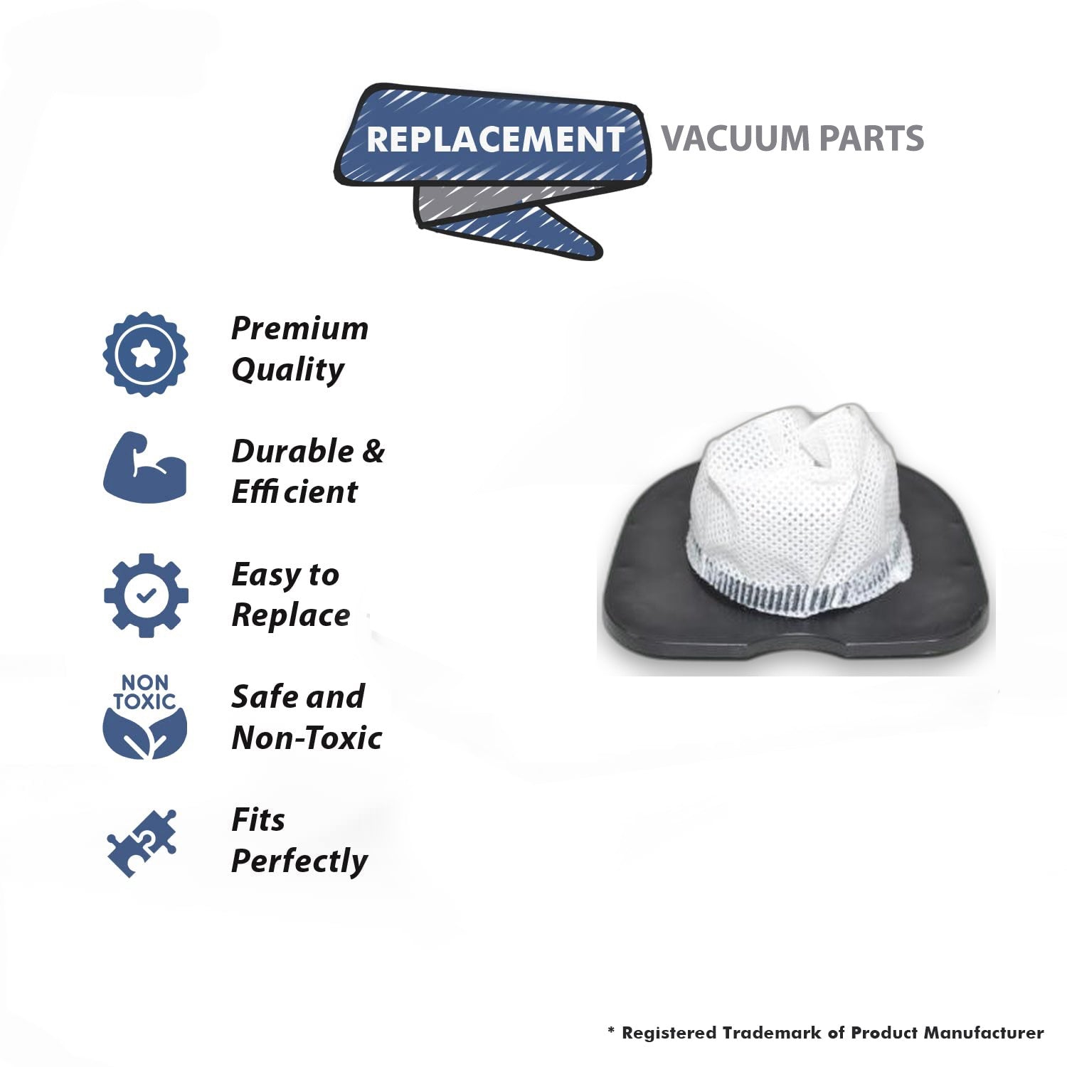Topvacuumparts Replacement Part For Douglas Vaccum Cleaner Primary-Readivac Storm Hand Vac Filter # compare to part RH1000-P009