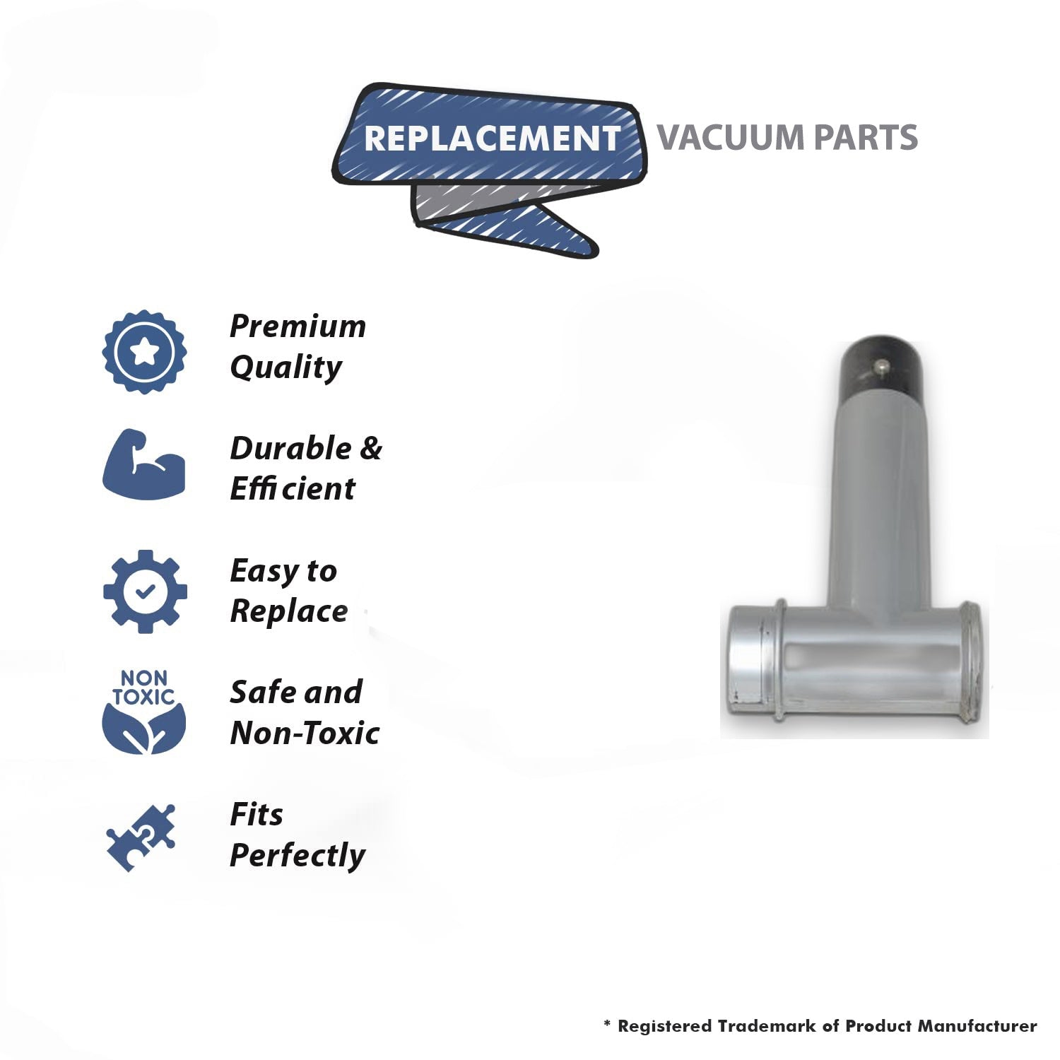 Topvacuumparts Replacement Part For Douglas Quikit Ultra Upright Vacuum Cleaner Elbow Assembly # compare to part 91615
