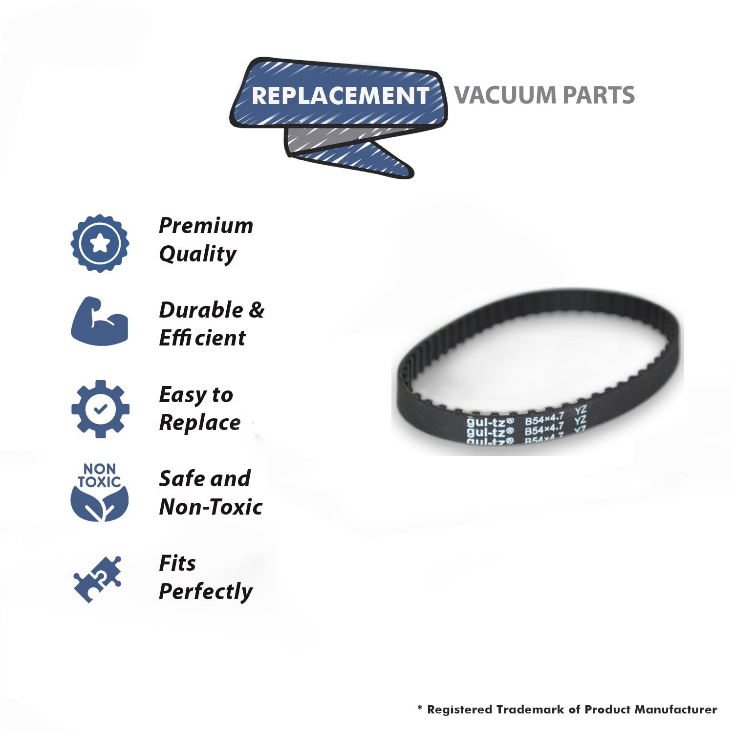 Topvacuumparts Replacement Part Oreck For Vacuum Cleaner Clutch To Roller Geared Belt Part # compare to part 59-3319-00