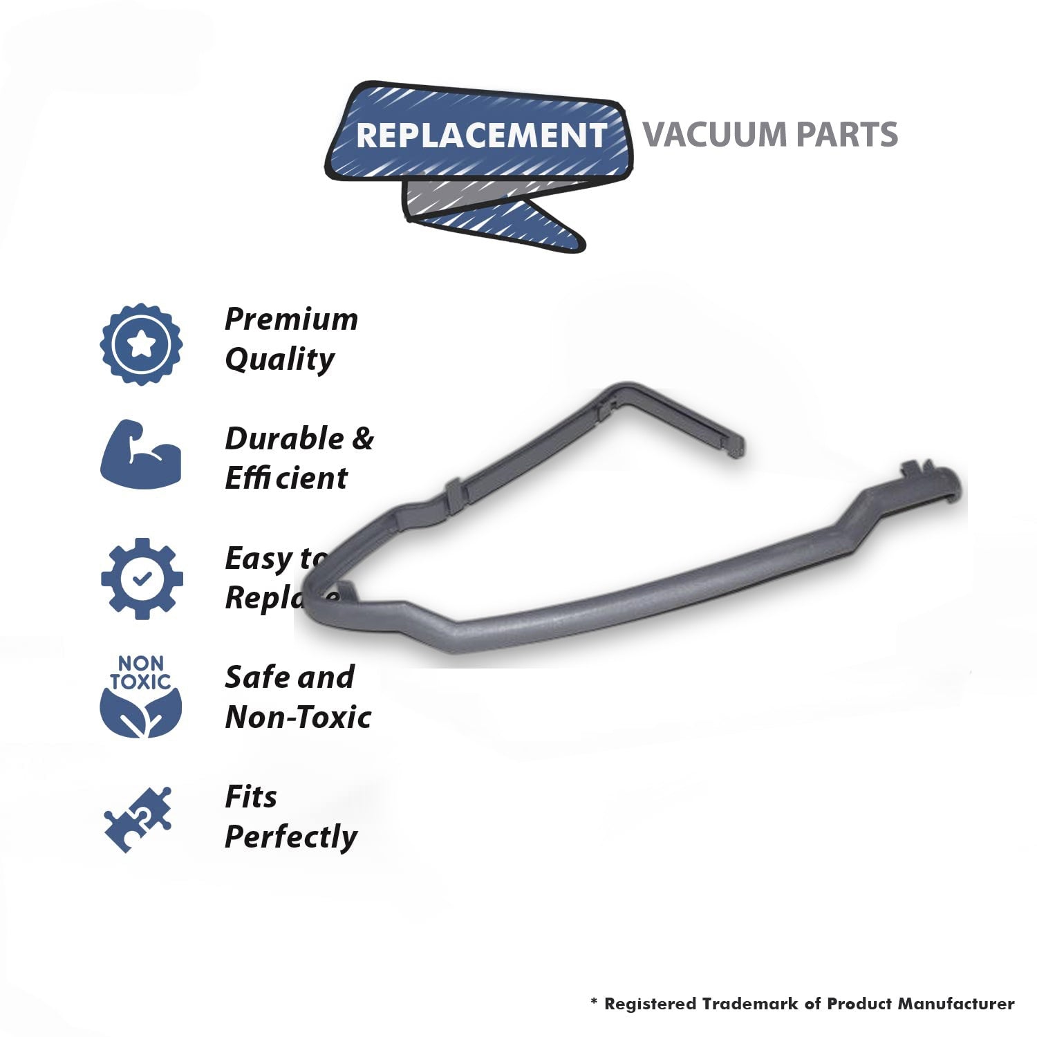 Topvacuumparts Replacement Part For Oreck Xl-21600Ecc Upright Vacuum Cleaner Main Bumper # compare to part 430001003