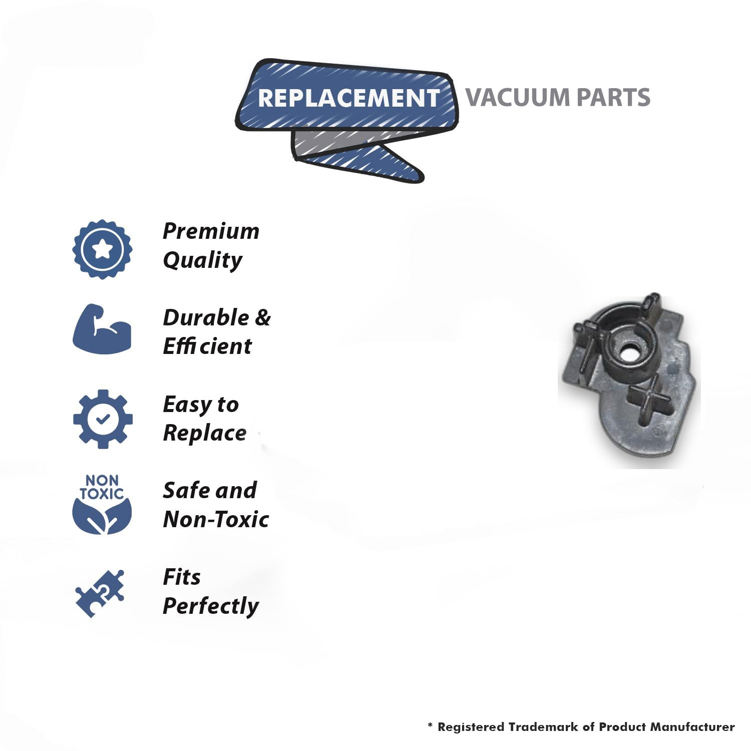 Topvacuumparts Replacement Part For Hoover Strain Relief, F8100 Carpet Cleaner (2) # compare to part 590220008