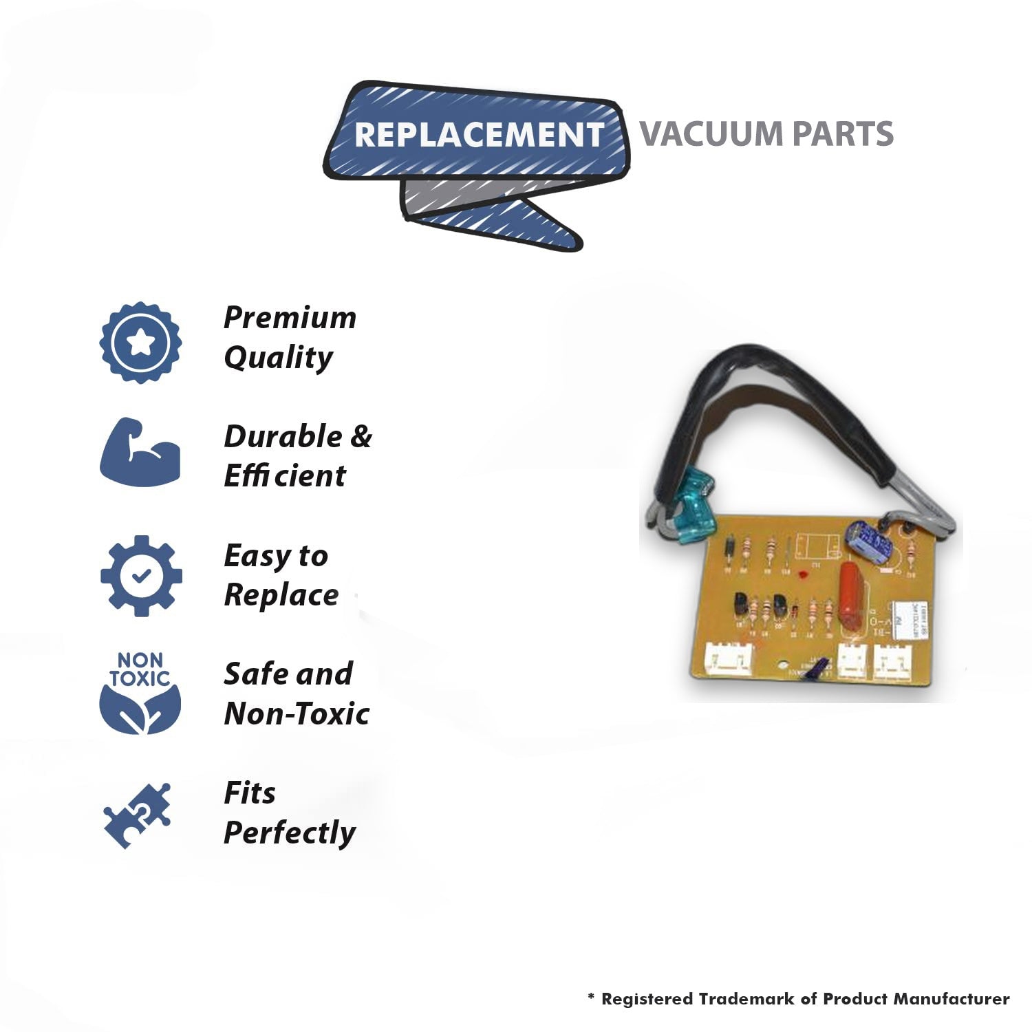 Topvacuumparts Replacement Part For Hoover Vacuum RY-PCB Fits S3755, S3765-040, S3755# compare to part 59134037