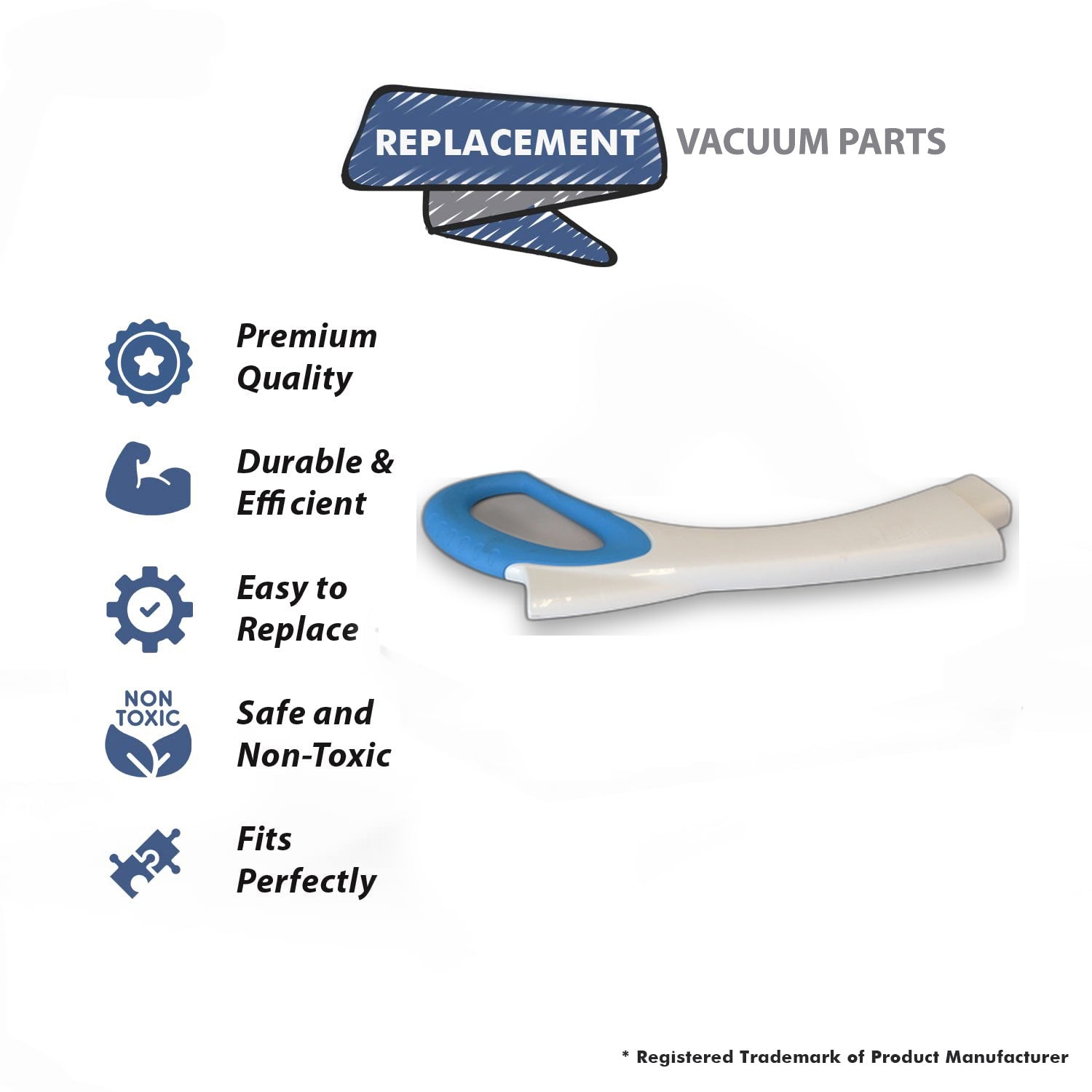 Topvacuumparts Replacement Part For Hoover Vacuum Cleaner Blue Upper Left Hand Handle # compare to part 59178564