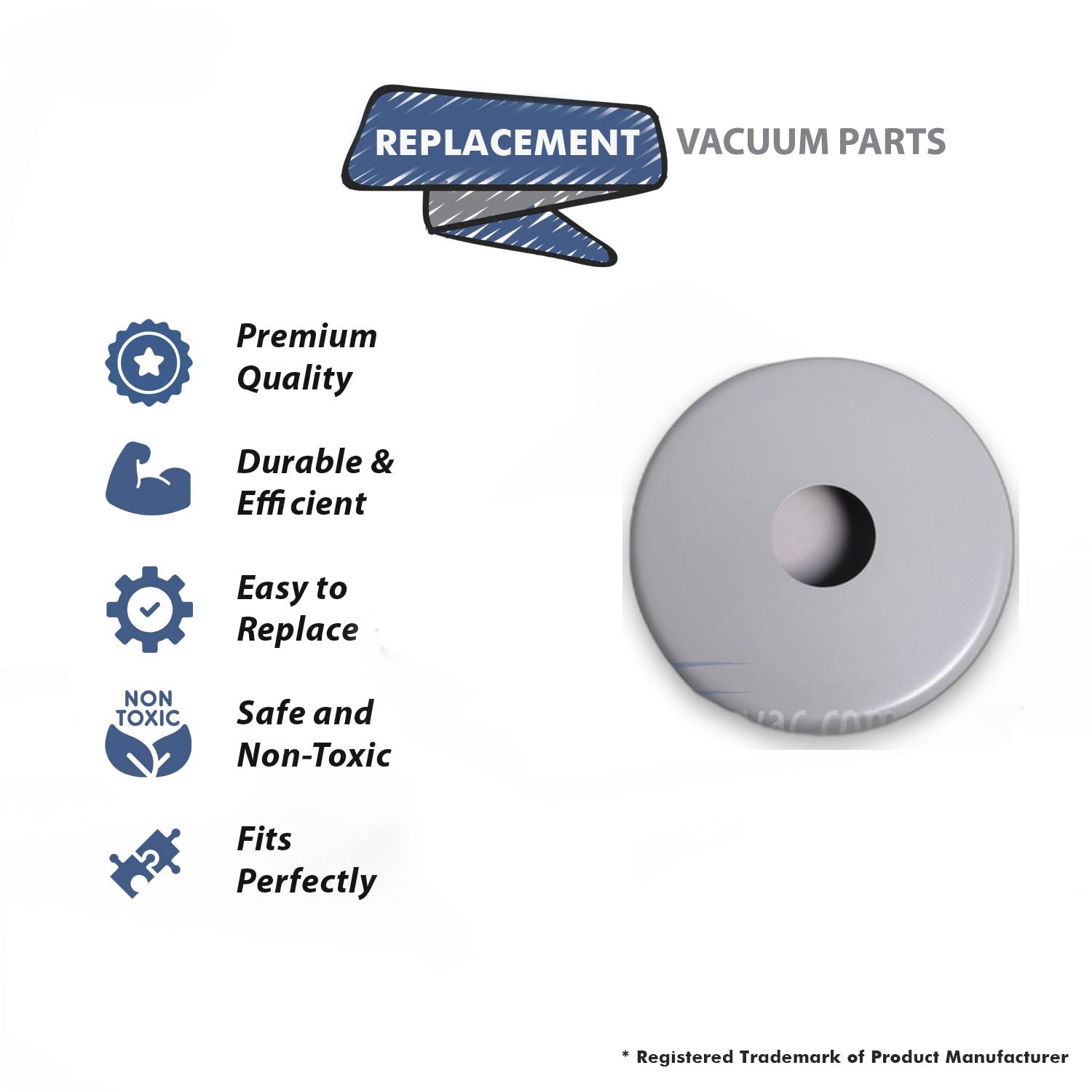 Topvacuumparts Replacement Part For Ametek Vacuum Cleaner Lamb Motor Fan Shell # compare to part 60-3727-14
