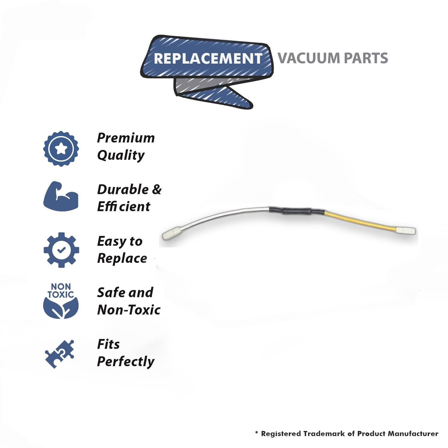 Topvacuumparts Replacement Part For Kirby TVP Sentria Vacuum Cleaner Lead Wire with Fuse # 602910