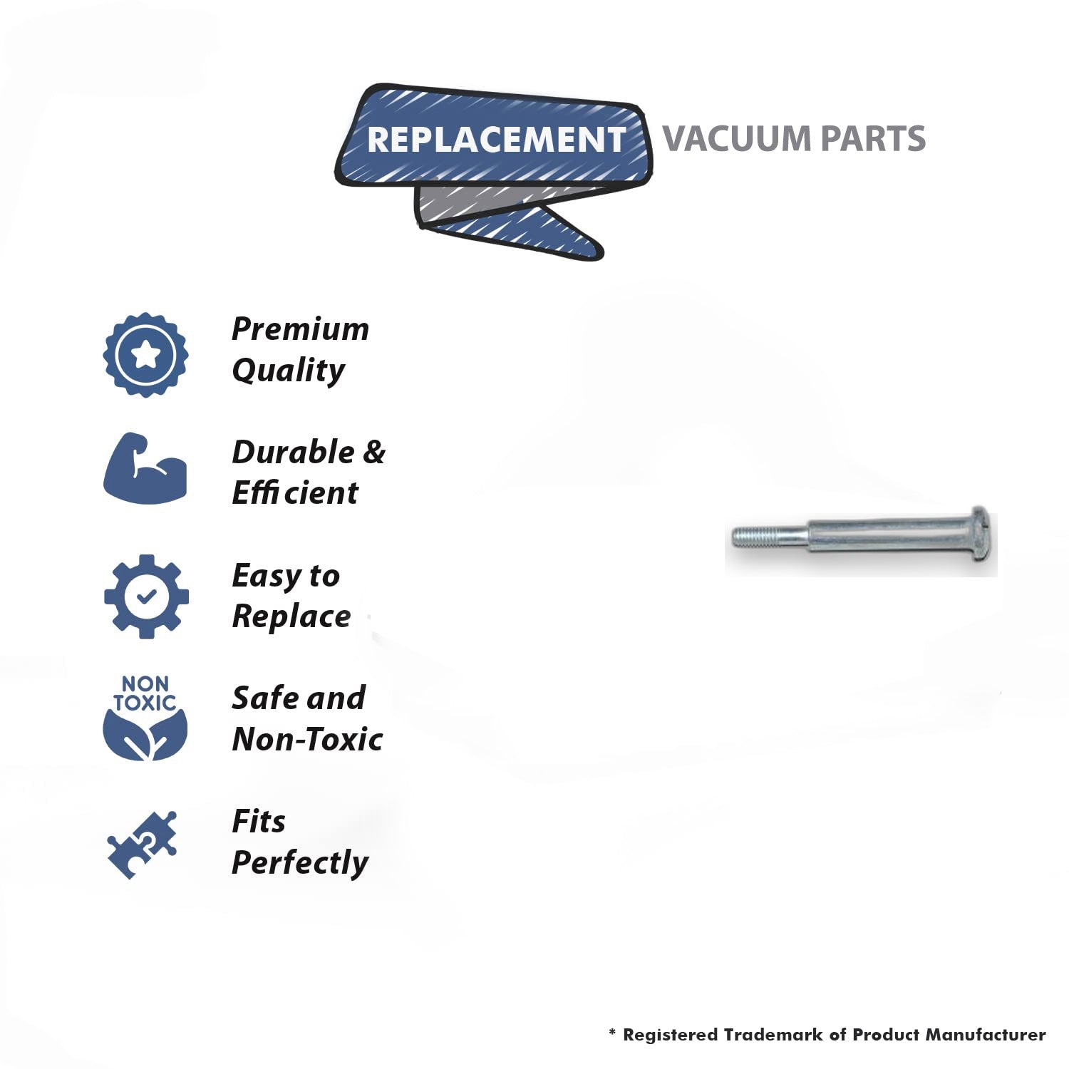 Topvacuumparts Replacement Part For Panasonic 5110 Series Vacuum Cleaner Handle Bolt # compare to part AMC73B-V00