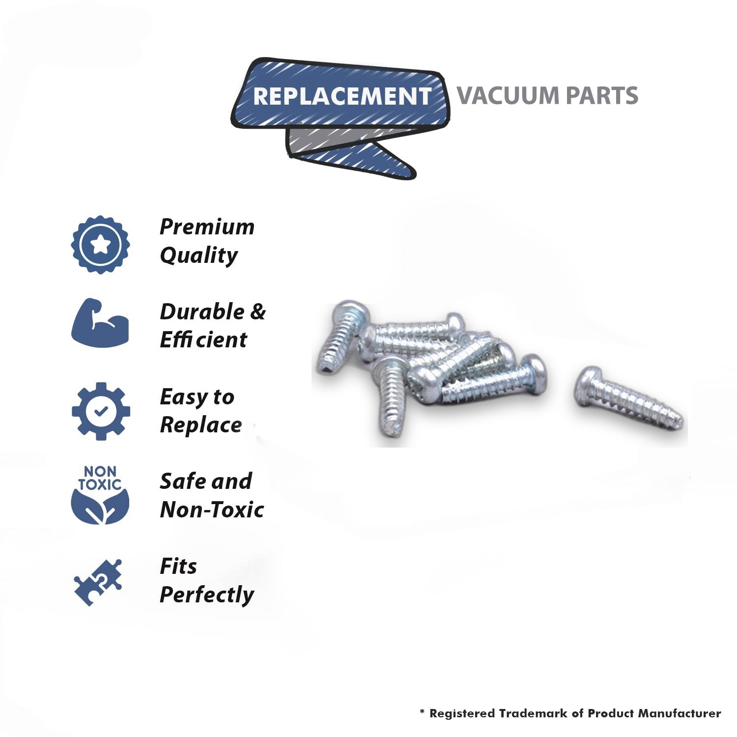 Topvacuumparts Replacement Part For Panasonic Replecement for Vacuum Cleaner Screw # compare to part AXTN4+16BFY