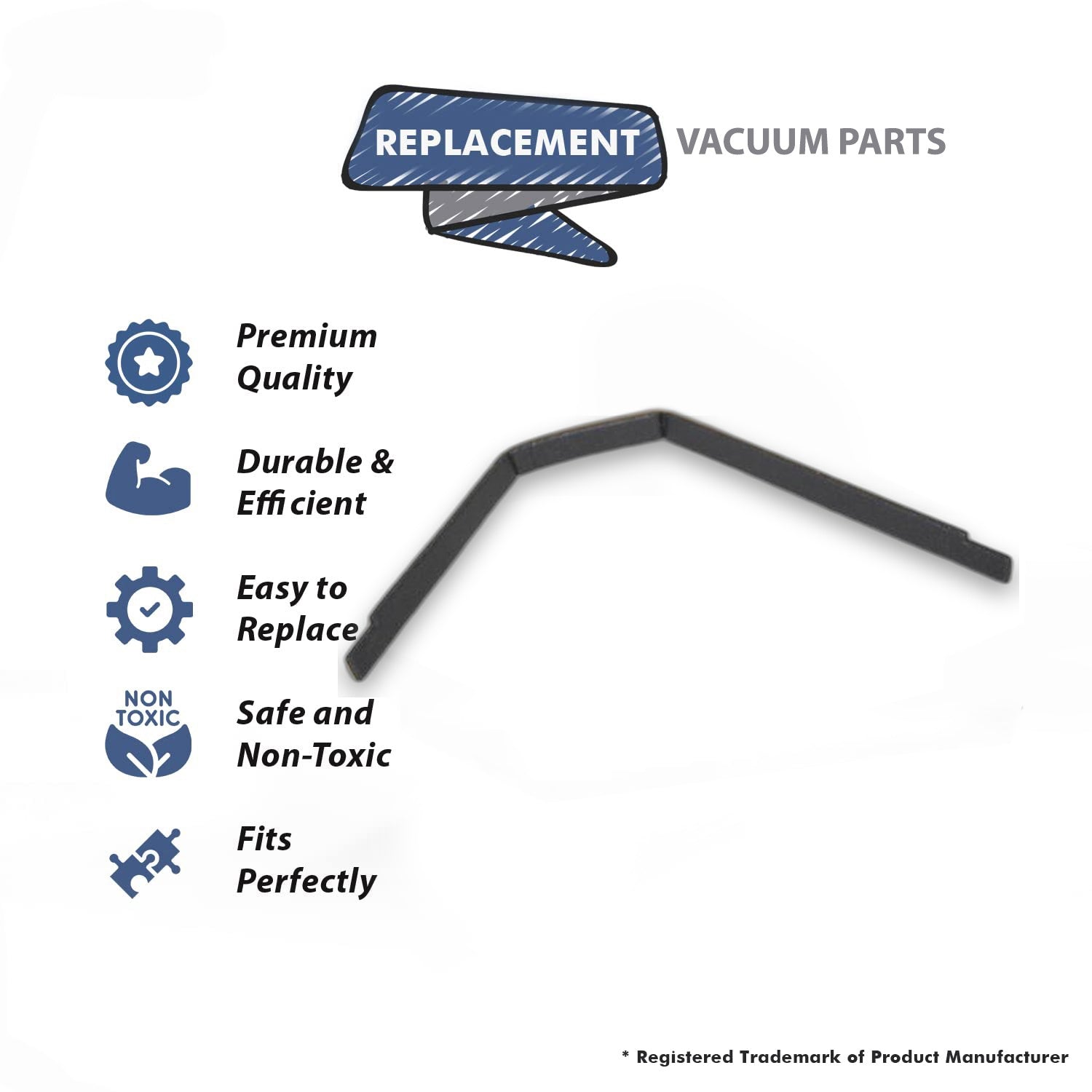 Topvacuumparts Replacement Part For Panasonic 6210 Vacuum Cleaner Back Bottom Plate Gasket # compare to part AMC74A-V30