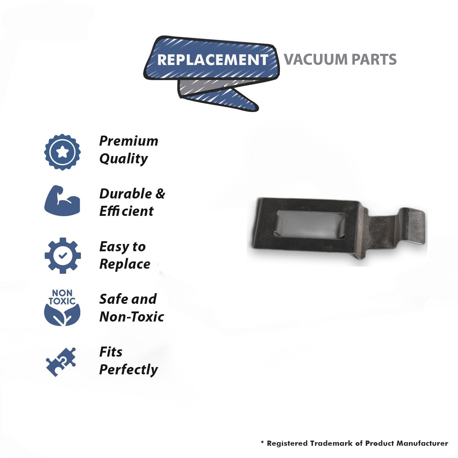 Topvacuumparts Replacement Part For Panasonic 6210 Series Vacuum Cleaner Bottom Plate Stop Latch Spring # compare to part AMC70N-V30