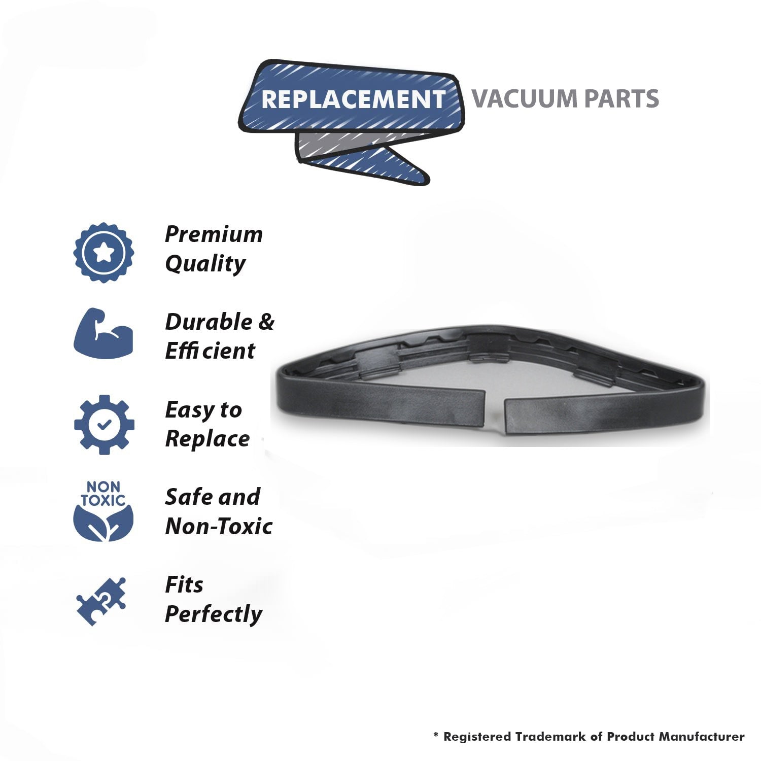 Topvacuumparts Replacement Part For Panasonic MC-V5710 Upright Vacuum Cleaner Bumper # compare to part AC10AJPZV07