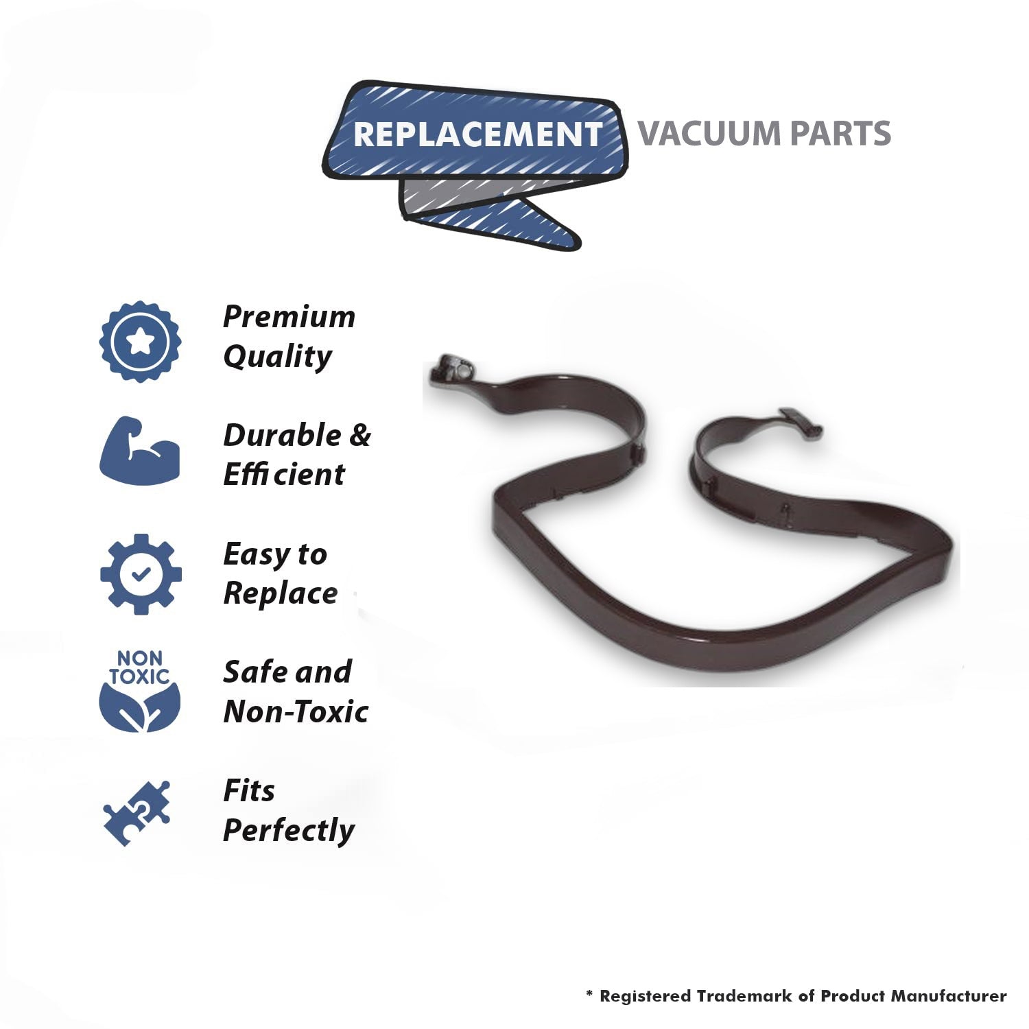 Topvacuumparts Replacement Part For Panasonic MC6647 Vacuum Cleaner Nozzle Bumper # compare to part AMC10A-V30V