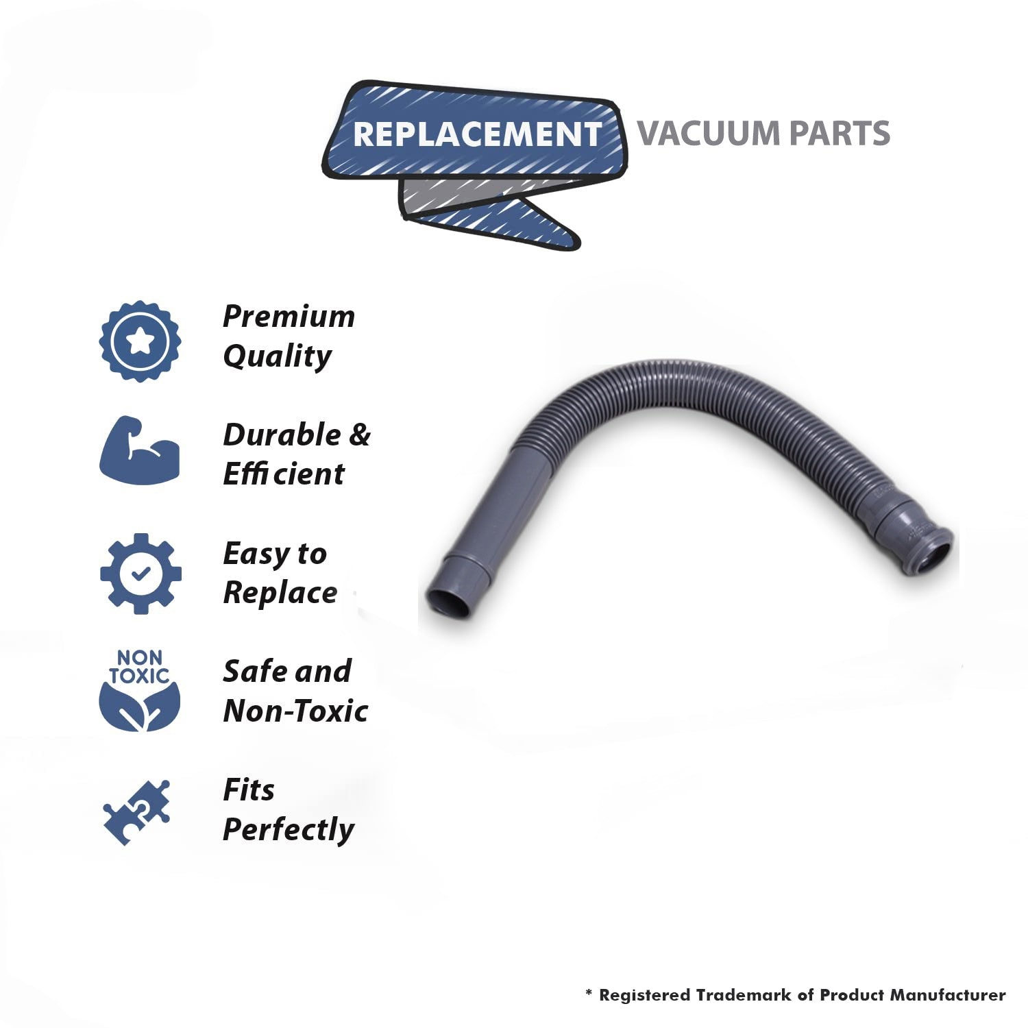 Topvacuumparts Replacement Part For Panasonic MC-V5502 Vacuum Cleaner Bag Fill Hose # compare to part AC34PV0ZU01