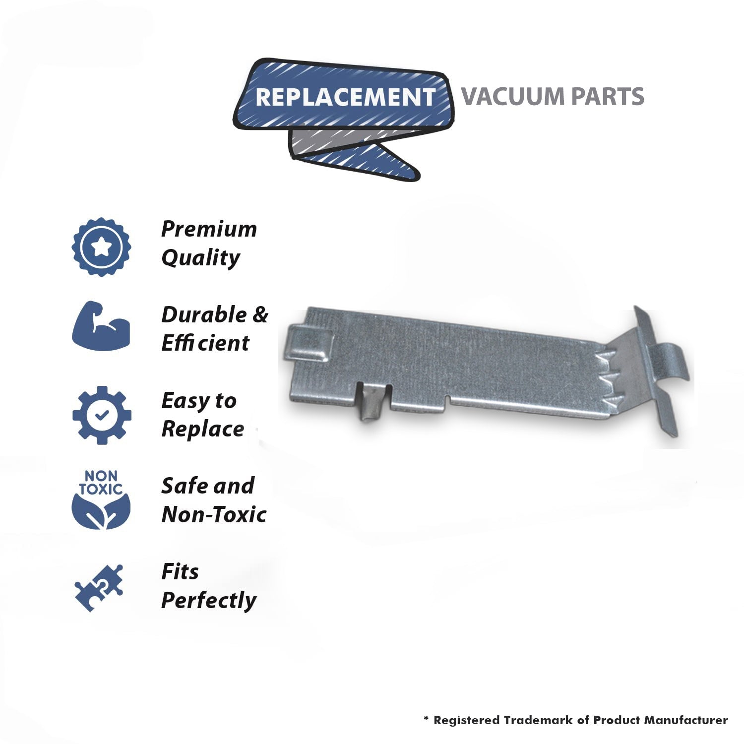 Topvacuumparts Replacement Part For Panasonic 655, 658 Upright Vacuum Cleaner Belt Cover Plate # compare to part AMC43S L00