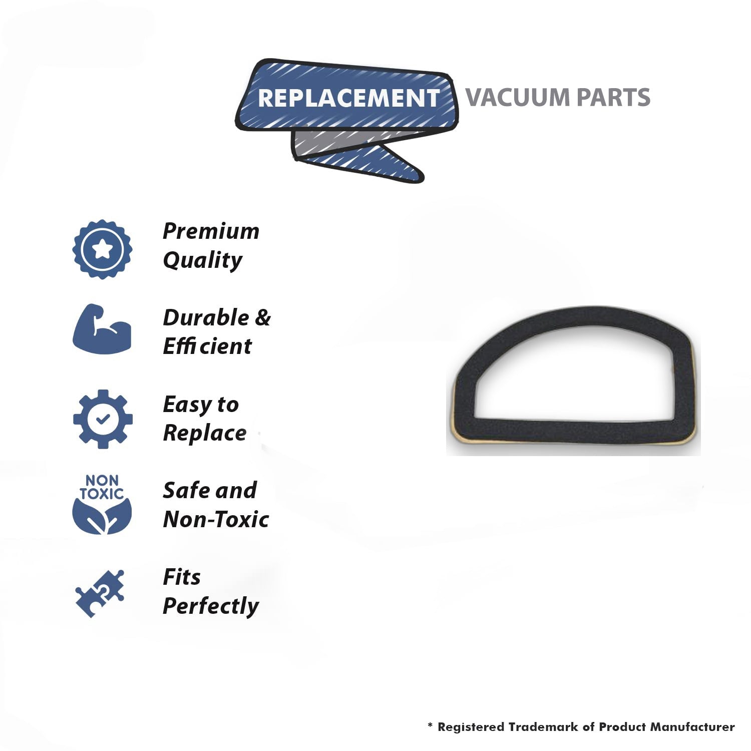 Topvacuumparts Replacement Part For Panasonic Body Partition Packing, 5510/5520/661 Se # compare to part AMC65A-F70