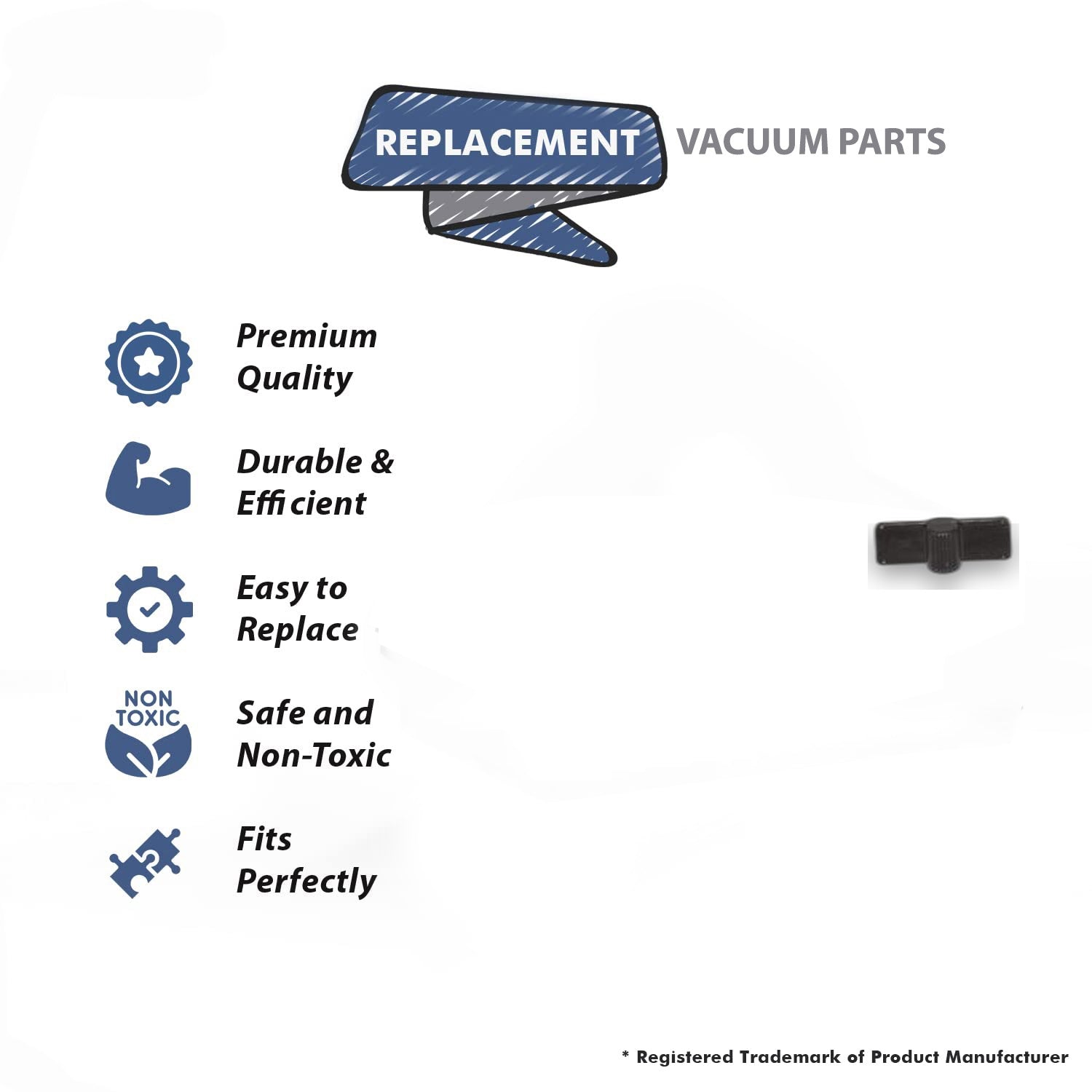 Topvacuumparts Replacement Part For Panasonic 658 Vacuum Cleaner Switch Knob # compare to part AMC04E L00