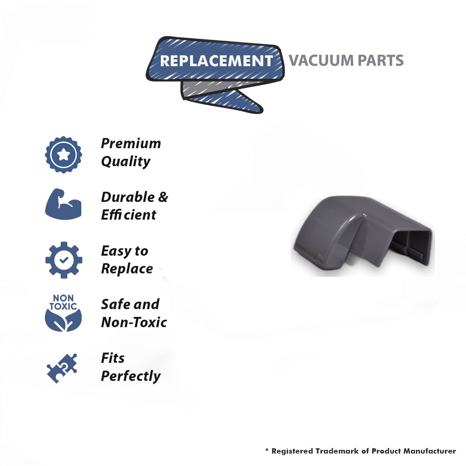 Topvacuumparts Replacement Part For Centec Vacuum Plug Housing Cover Fits Ct-16Dx, Ct14Dxqd, Ct20Dxqd Power Nozzle Models # compare to part 40416