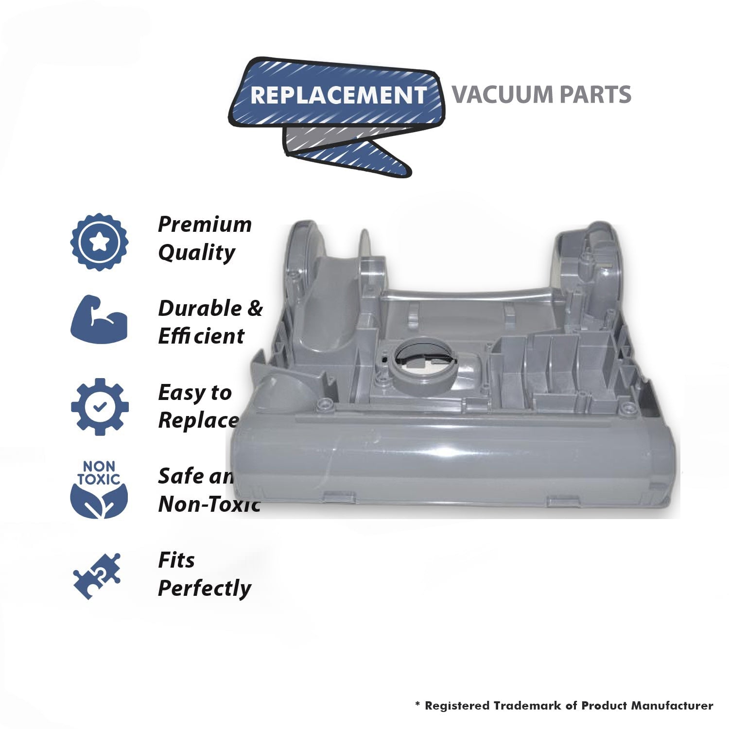 Topvacuumparts Replacement Part For Eureka Vacuum Base & Hood Fits SC9150,SC9180, Commercial Models # compare to part 63857