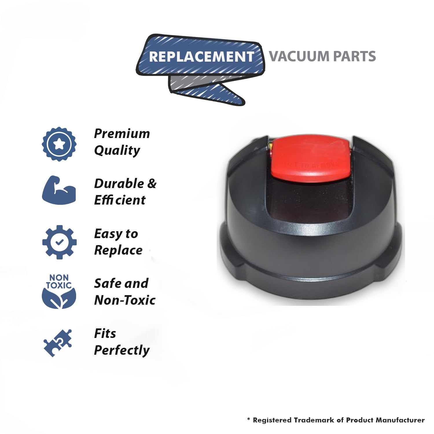 Topvacuumparts Replacement Part For Eureka Cyclone assembly Fits 5740A, 5840A, 5840AV Vacuum Models # compare to part 7153738