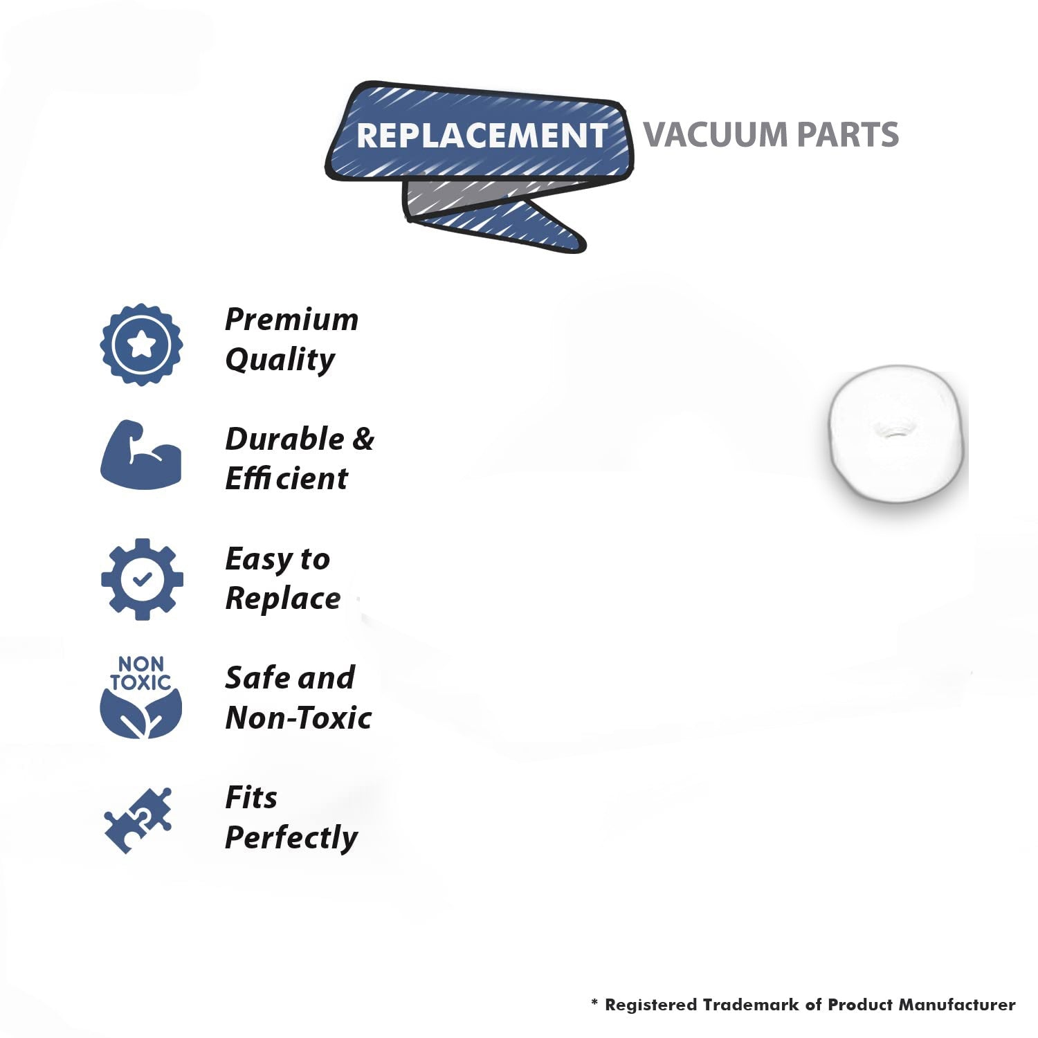 Topvacuumparts Replacement Part For Proteam Vacuum Cleaner Filter Nut # compare to part 73316