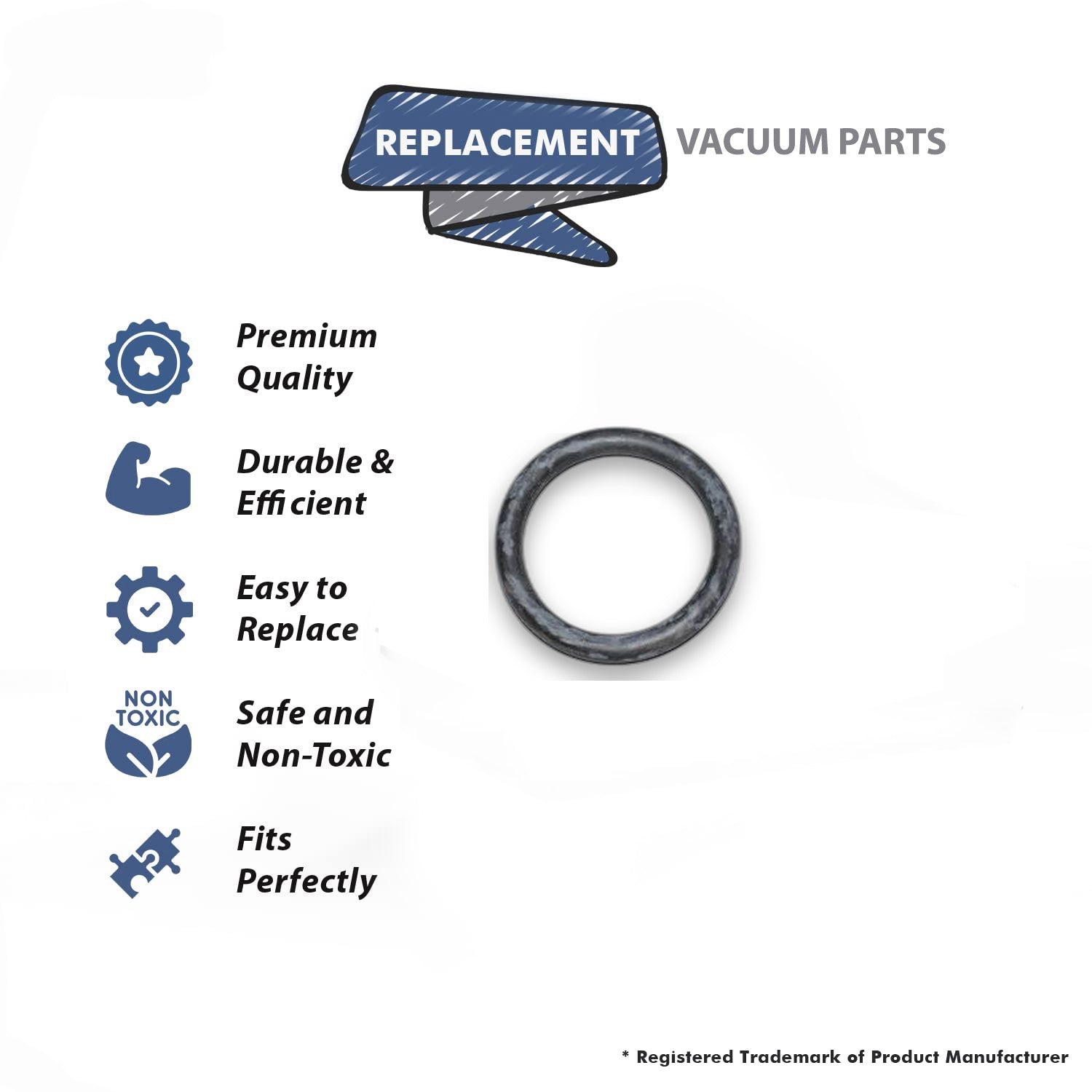 Topvacuumparts Tube Connector Command O-Ring Replacement Part For UK30200 Models # compare to part 430000965