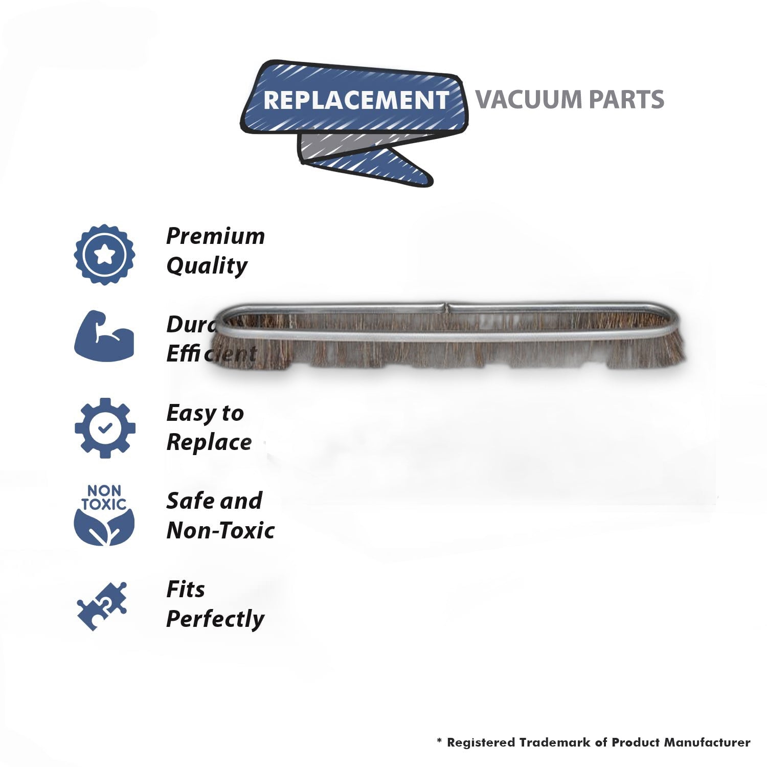 Topvacuumparts Replace Part For D4C SE, D4C Insert Floor Brush Compatible # compare to parts 2540