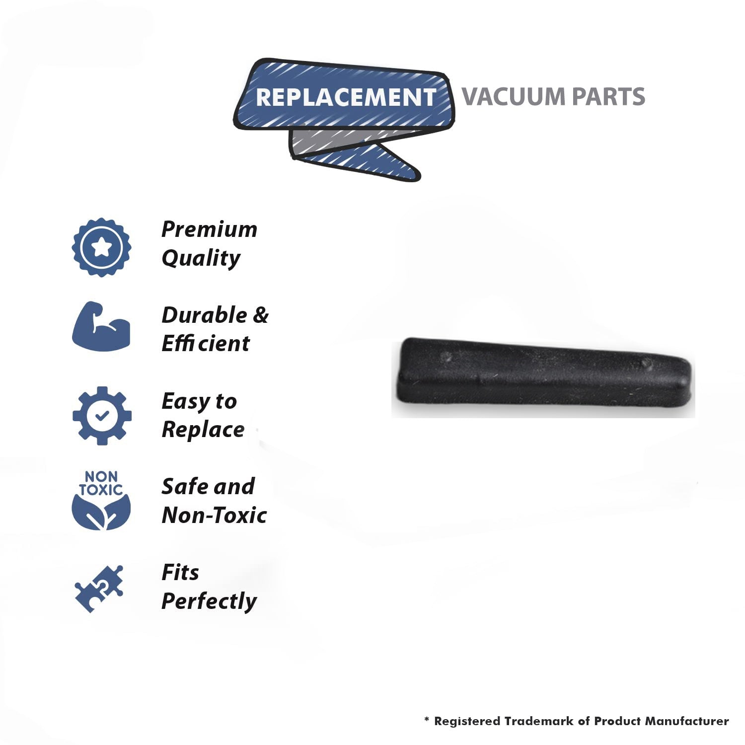 Topvacuumparts Replace Part For D3A, D3C Rubber Bearing Gasket Compatible With Part Number 2443B
