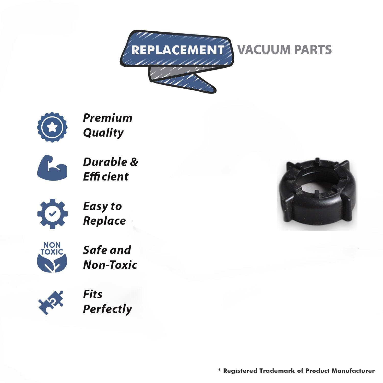 Topvacuumparts Replace Part For E2 Gold, D4C SE Bearing Boot Compatible With Part Number 5590C