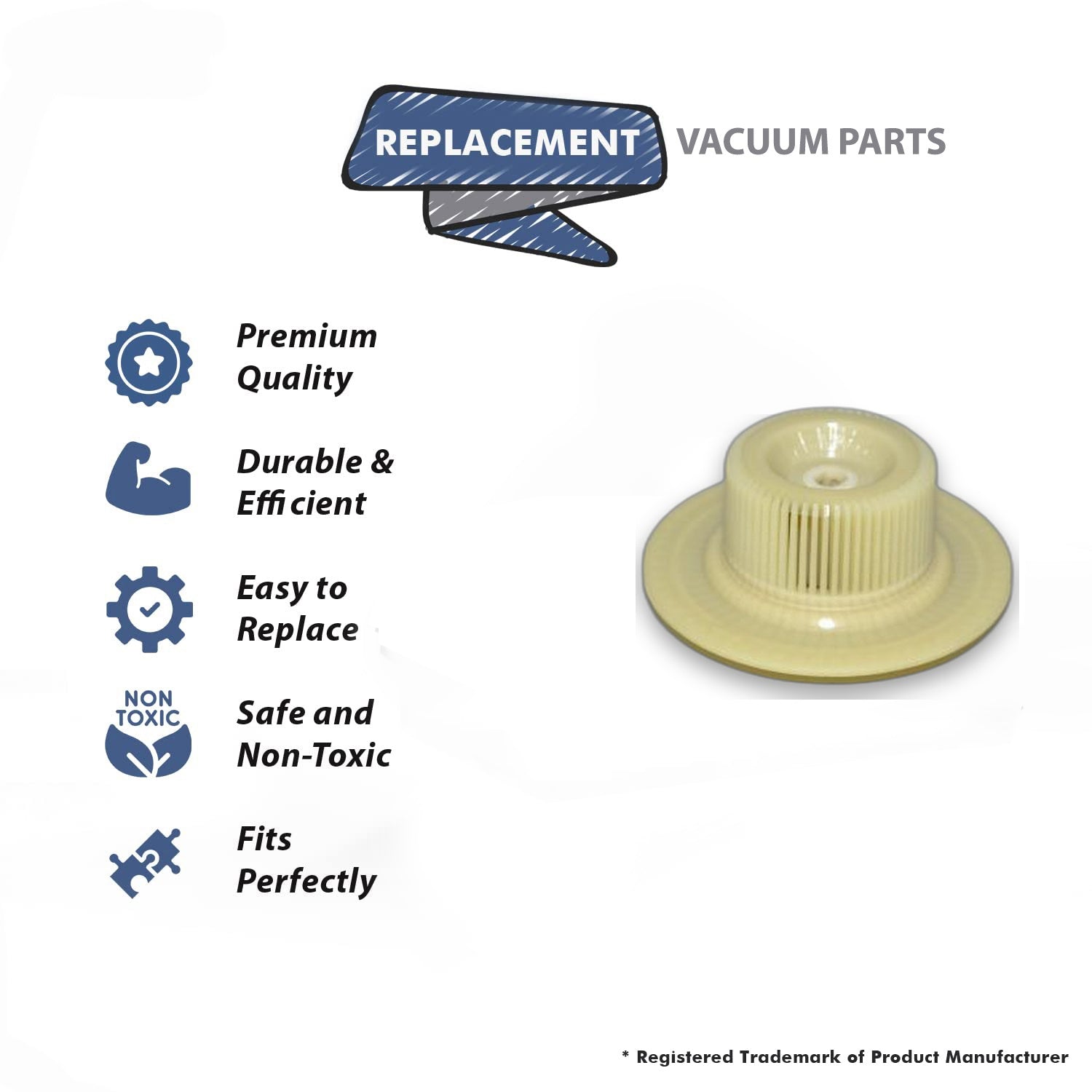 Topvacuumparts Replacement Part For E2 Speed Motor Water Saperator Compatible With Part Number 12103