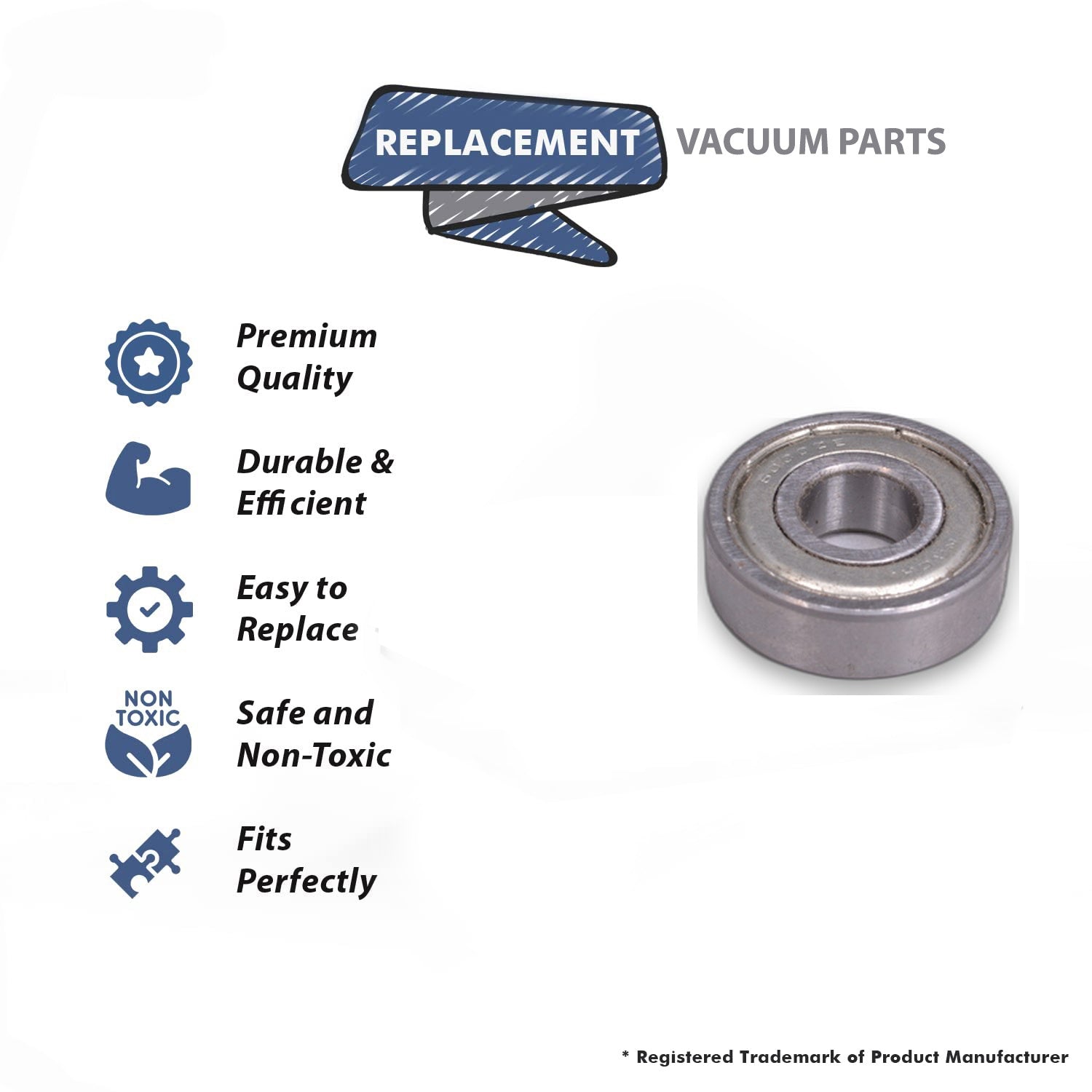 Topvacuumparts Replacement Part For E2 Upper Motor Bearing Compatible With Part Number 11414