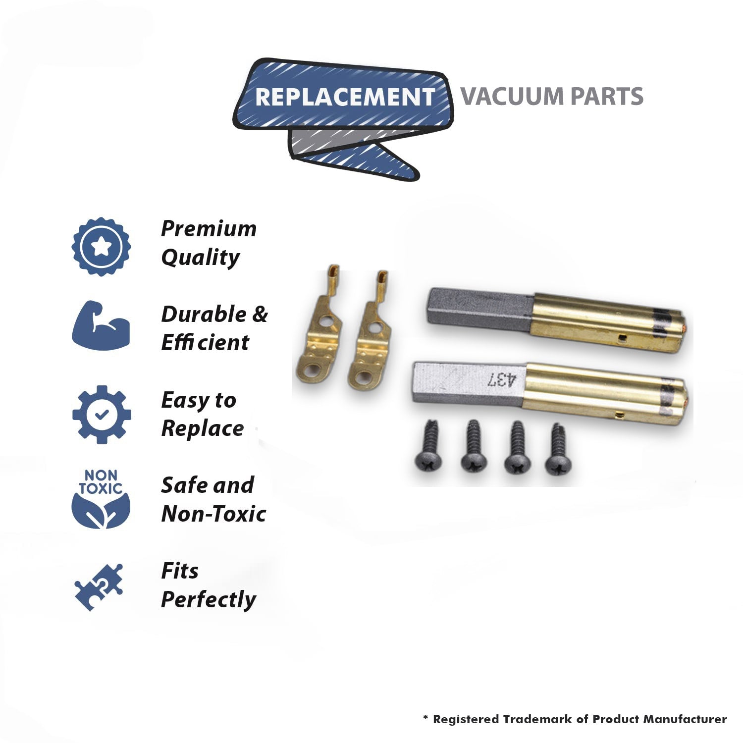 Topvacuumparts Replace Part For E-2 Series Carbon Brush Kit Compatible With Part Number 8322K