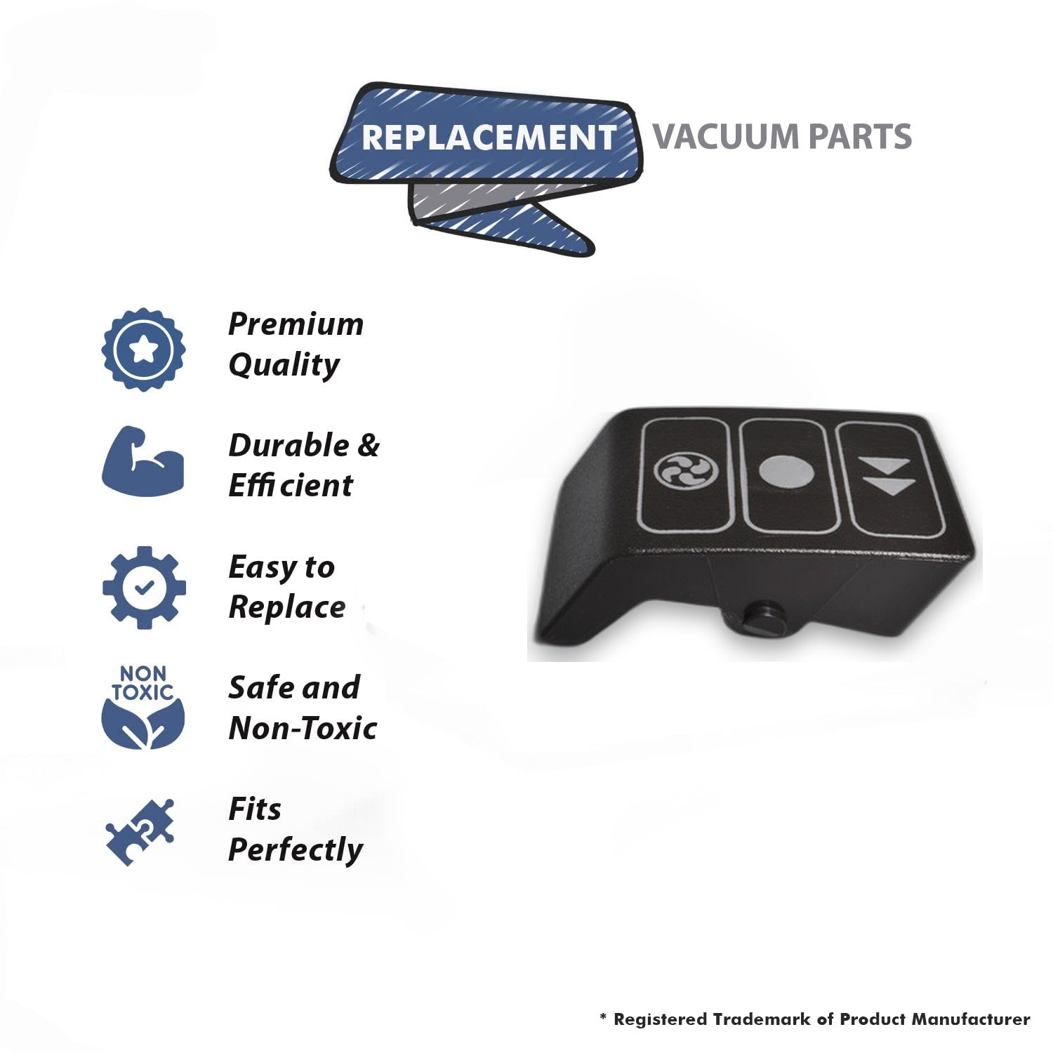 Topvacuumparts Replacement Part For E-2 Switch Pedal Compatible With Part Number 13446