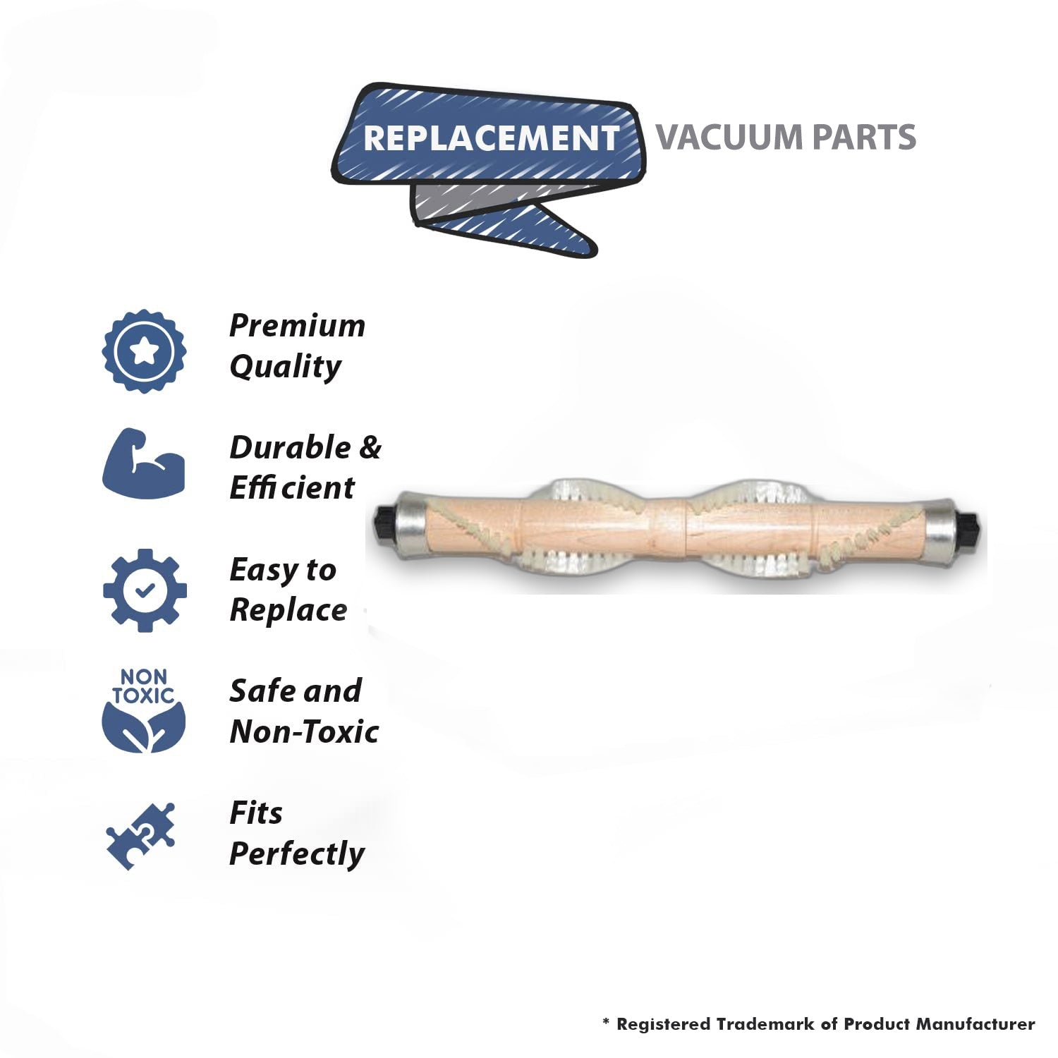 Topvacuumparts Replacement Part For Royal Commerical Vacuum Cleaner Brushroll # Compare To Part 2675221000