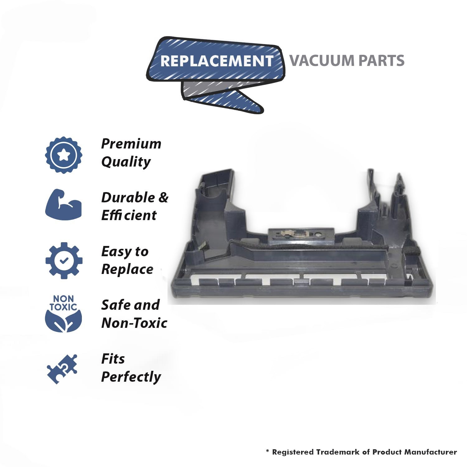 Topvacuumparts Replacement Bottom Plate Cover for Royal Vacuum Cleaner RY5300 and RY5400 Models