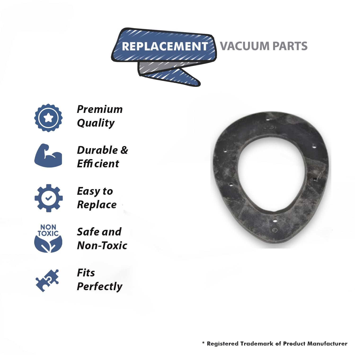 Topvacuumparts Replacement Part For Canplas - Hayden Central Vacuum Cleaner Intake Port Gasket # compare to part 818715
