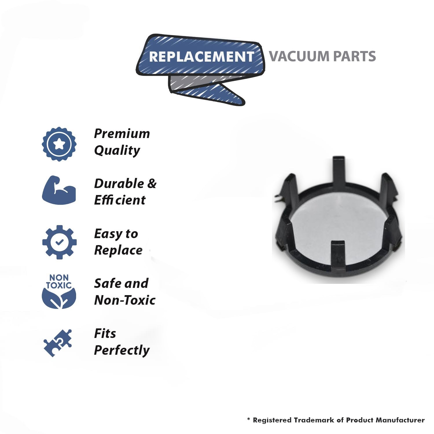 Topvacuumparts Replacement Part For Canplas - Hayden - Central Vacuum Cleaner Retainer Filter Post # compare to part 818716