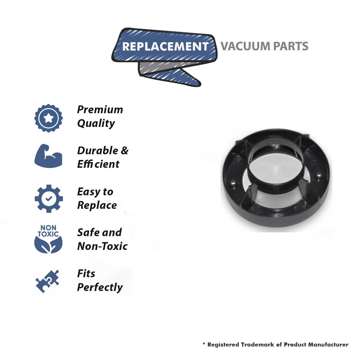 Topvacuumparts Replacement Part For Canplas - Hayden - 81Sv90 Central Vacuum Cleaner Filter Guide # compare to part 818798